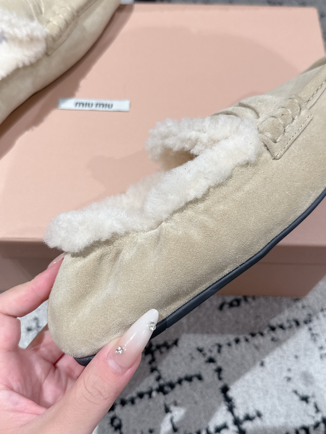 “648Miumiu Spring Summer Ballet Shoes: Fresh Wrinkled Heads Collection for Women Size 35-40” - 图片 8