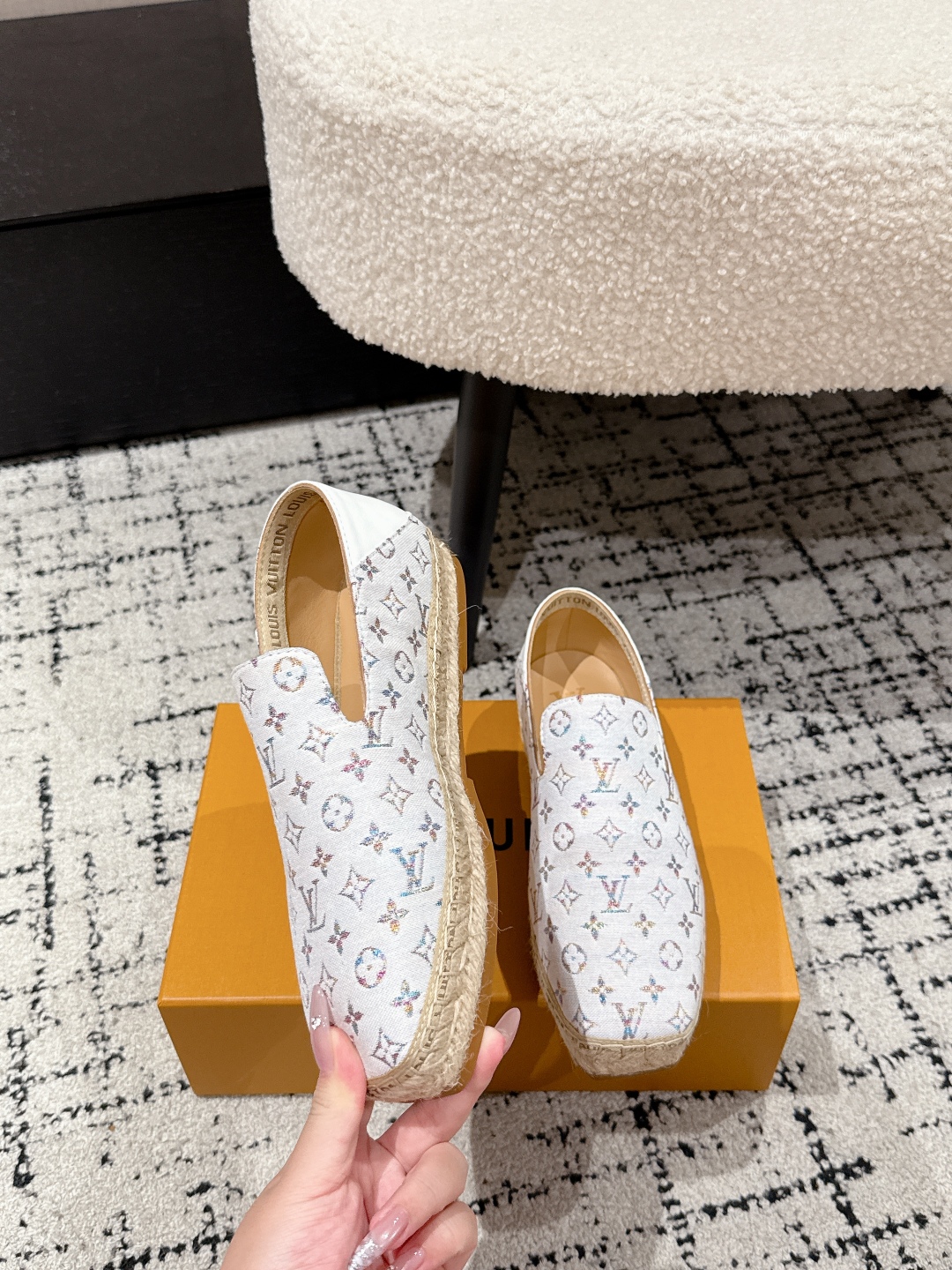 Louis Vuitton Women's Espadrille: Embroidered Logo, Comfortable & Stylish 5 cmp i1755644759995 4566 0 3