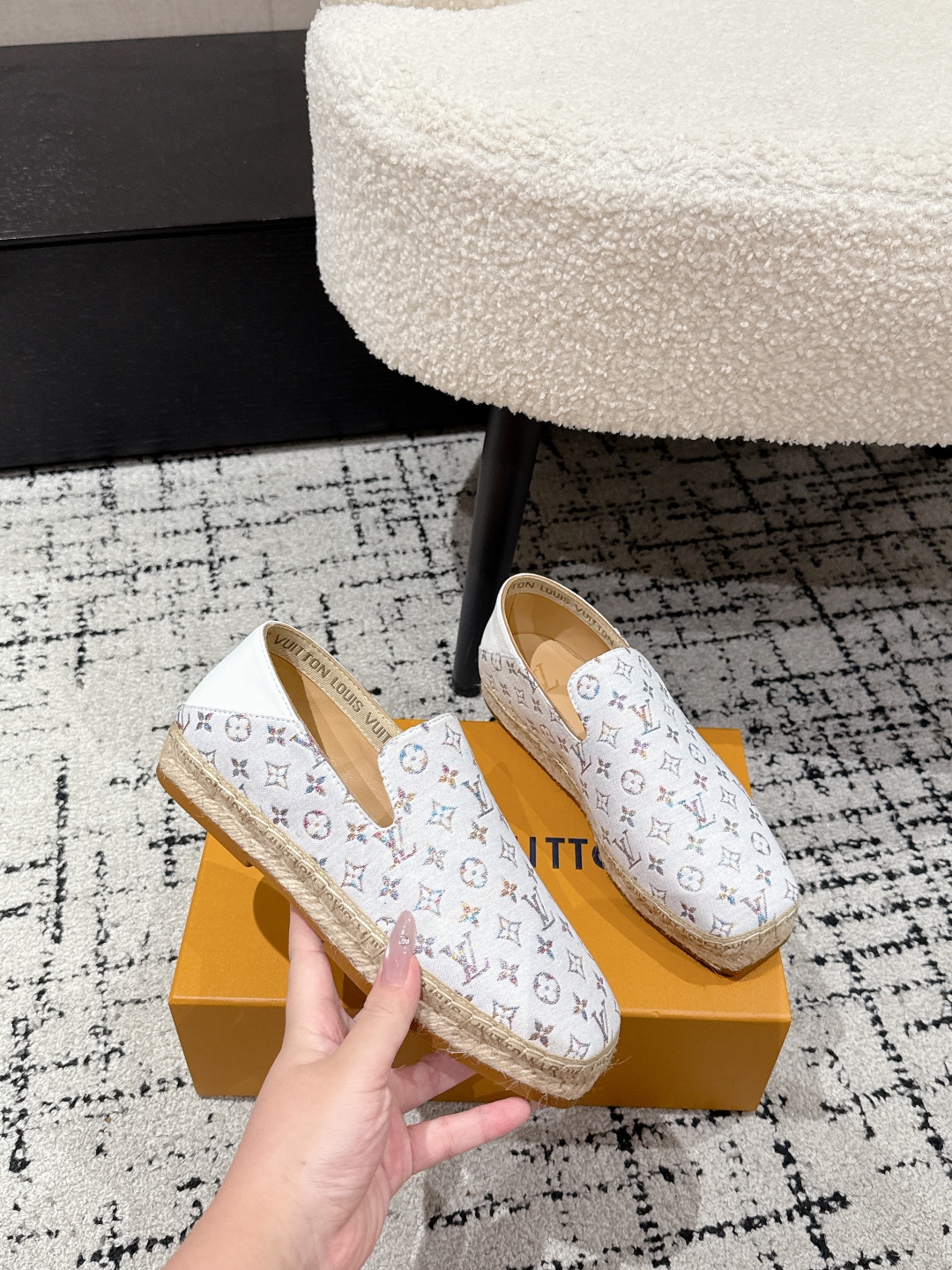 Louis Vuitton Women's Espadrille: Embroidered Logo, Comfortable & Stylish 6 cmp i1755644759998 3099 0 4