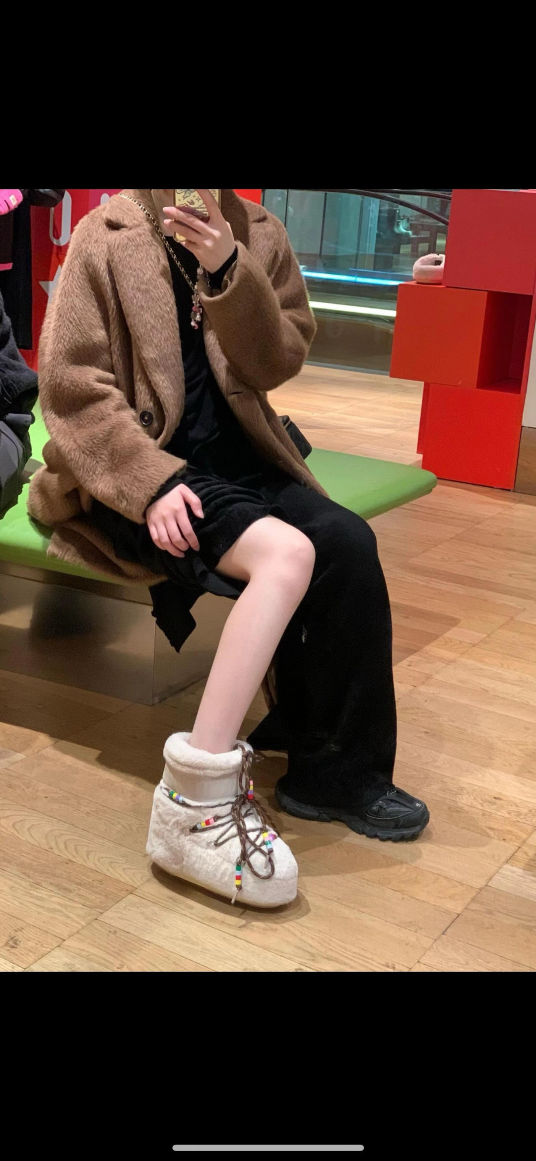 NO:481249,#Reference for foot pictures, snow boots, boots19860909#上脚图参考,雪地靴,boots,Women's Shoes