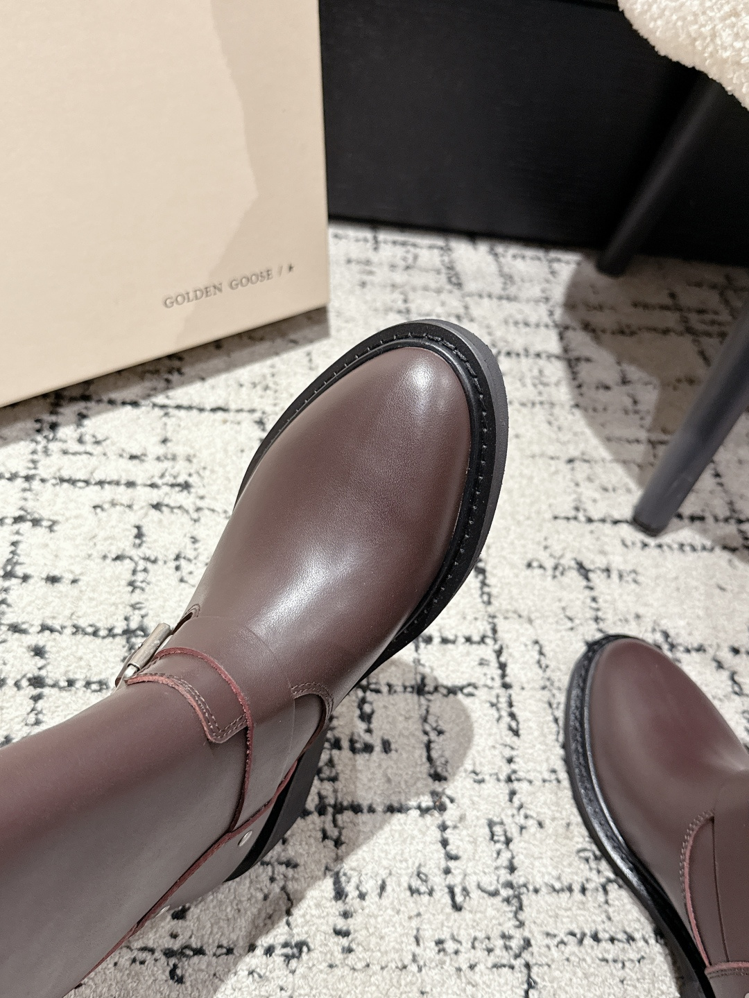 Golden Goose Women's Leather Knee-High Biker Boots with Buckle Detail 7 cmp i1760176372359 8668 0 5