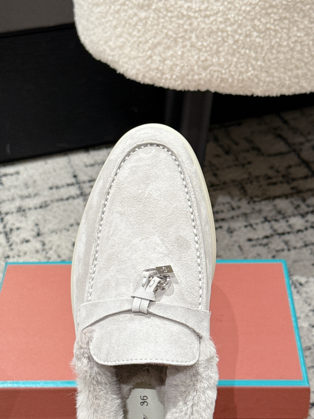 NO:593508,#Real shot details reference, loafers, fur shoes, loafers19860909#实拍细节参考,乐福鞋毛毛鞋,loafers,Women's Shoes