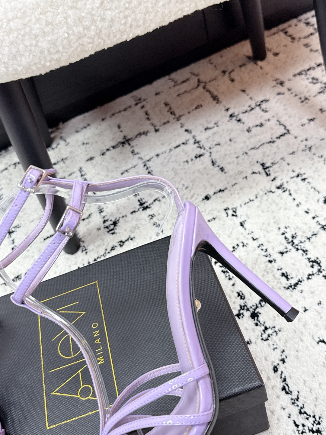 알레비 스트랩 하이힐 뮬 42252 이미지 8