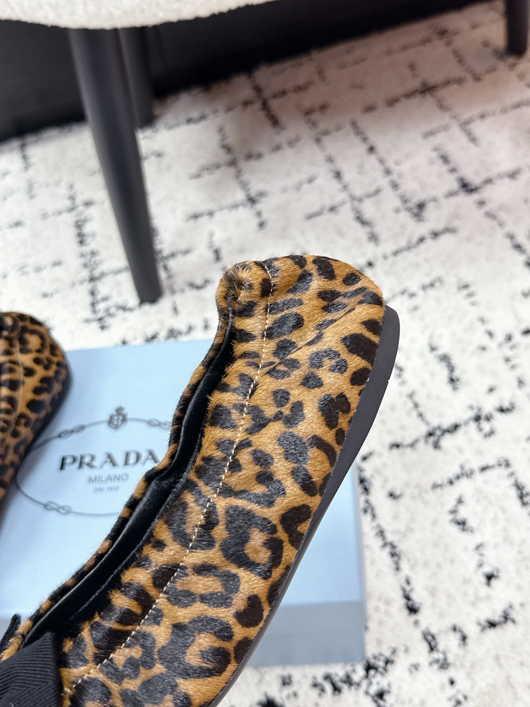 Prada Style Leather Women's Shoes style reference detail image 7 from source 784809