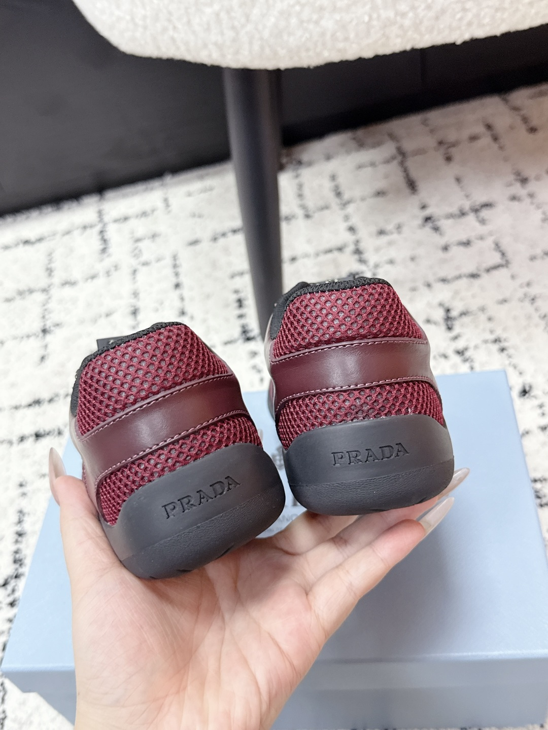 Prada Style Leather Women's Shoes style reference detail image 8 from source 784812