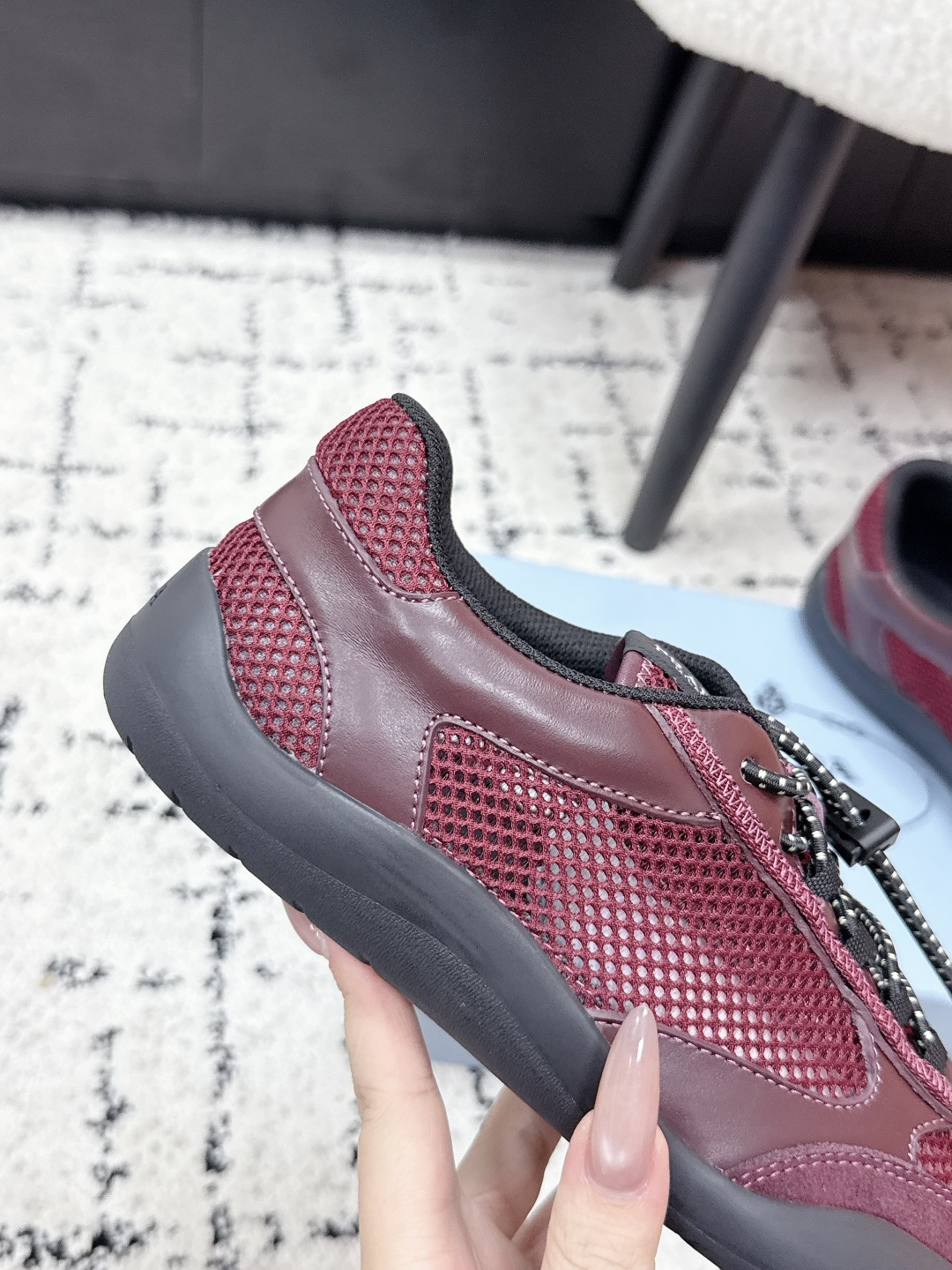 Prada Style Leather Women's Shoes style reference detail image 9 from source 784812