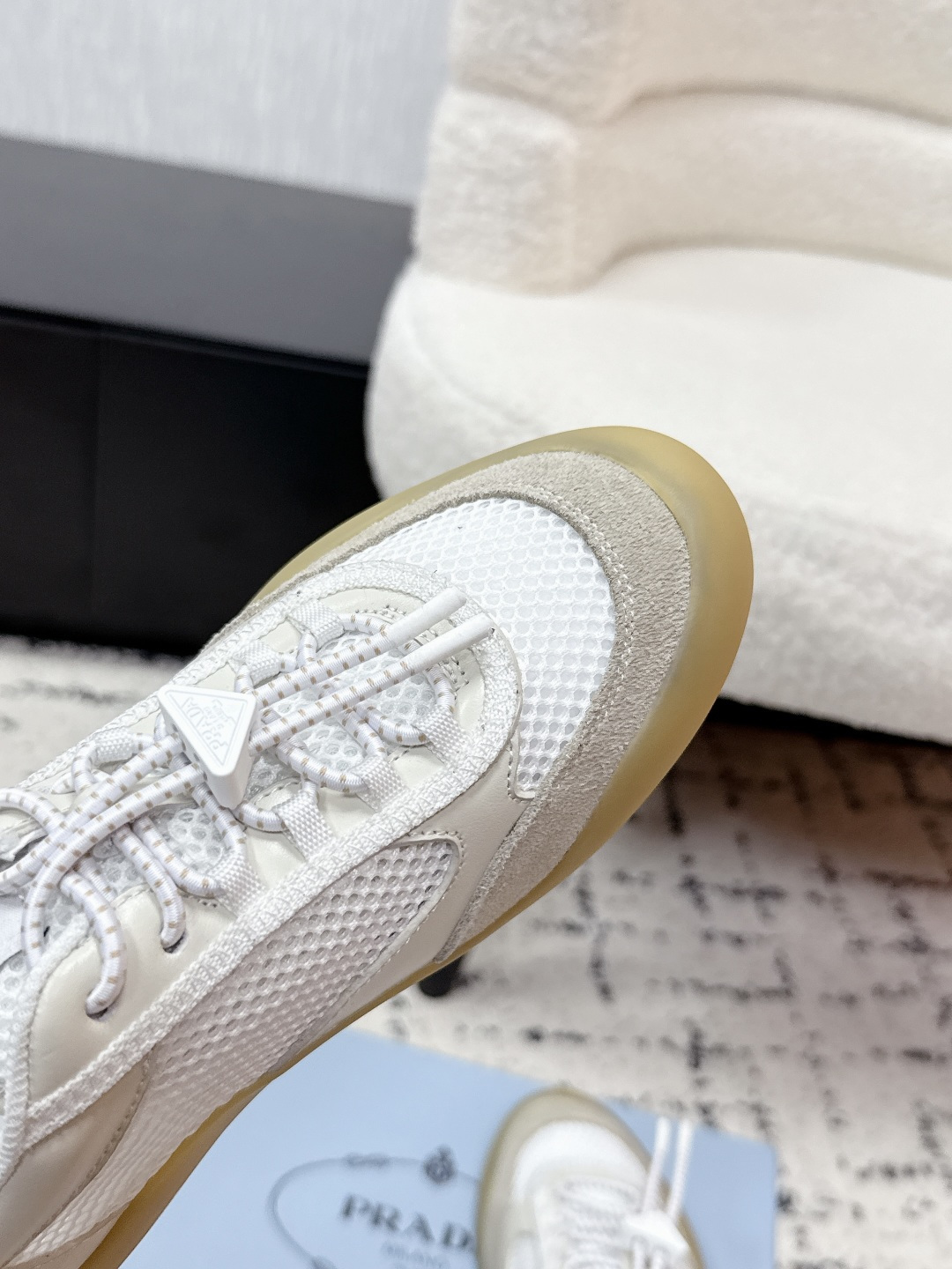 Prada Style Leather Women's Shoes style reference detail image 8 from source 784816