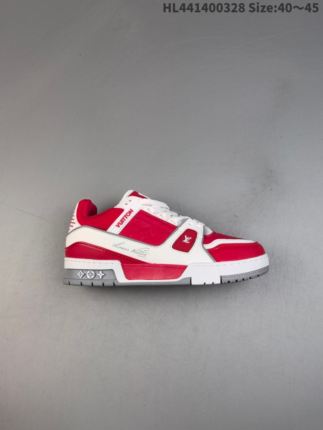 全新LV路易威登Louis Vuitton Trainer Sneaker Low休闲运动文化百搭板鞋! ID:HL441400328