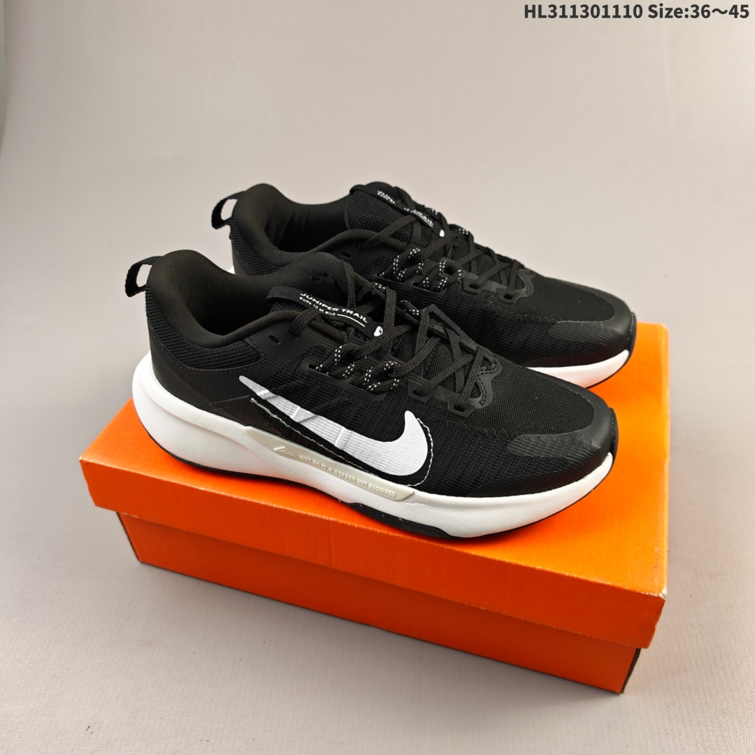 集合💰130 
Nike Juniper Trail 2 舒适透气 低帮 越野跑步鞋 女款 黑
编码：HL311301110