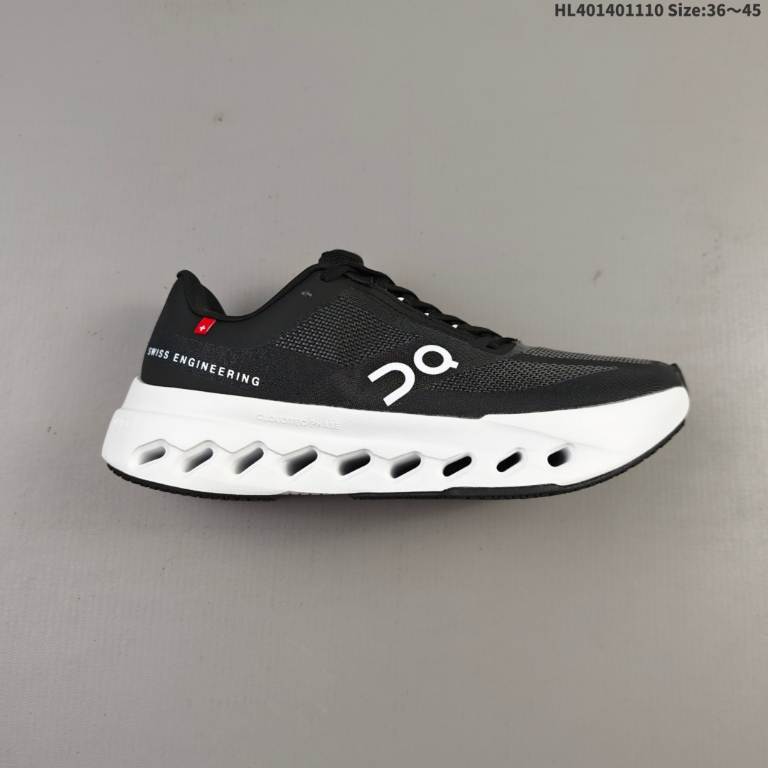 💰140 On昂跑 Cloudsurfer Next 舒适百搭防滑耐磨低帮休闲跑步鞋 #原数据开发纸版楦型 #采用人体工程超薄透气网织布鞋面材质#搭镂空CloudTec科技泡棉缓震(4.5cm厘米)加厚中底 #外置耐磨防滑橡胶底片！HL401401110
