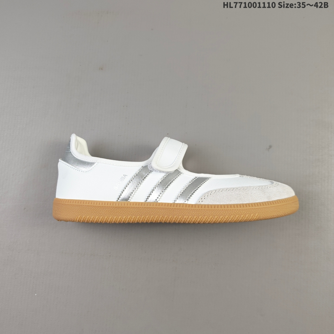 阿迪达斯Adidas Samba Janes阿迪达斯玛丽珍款玫瑰金板鞋懒人一脚蹬运动鞋 2⁄3 371⁄3 38 382⁄3 391⁄3 40 402⁄3 411⁄3 42 货号:KJ3785 编码!HL771001110 B