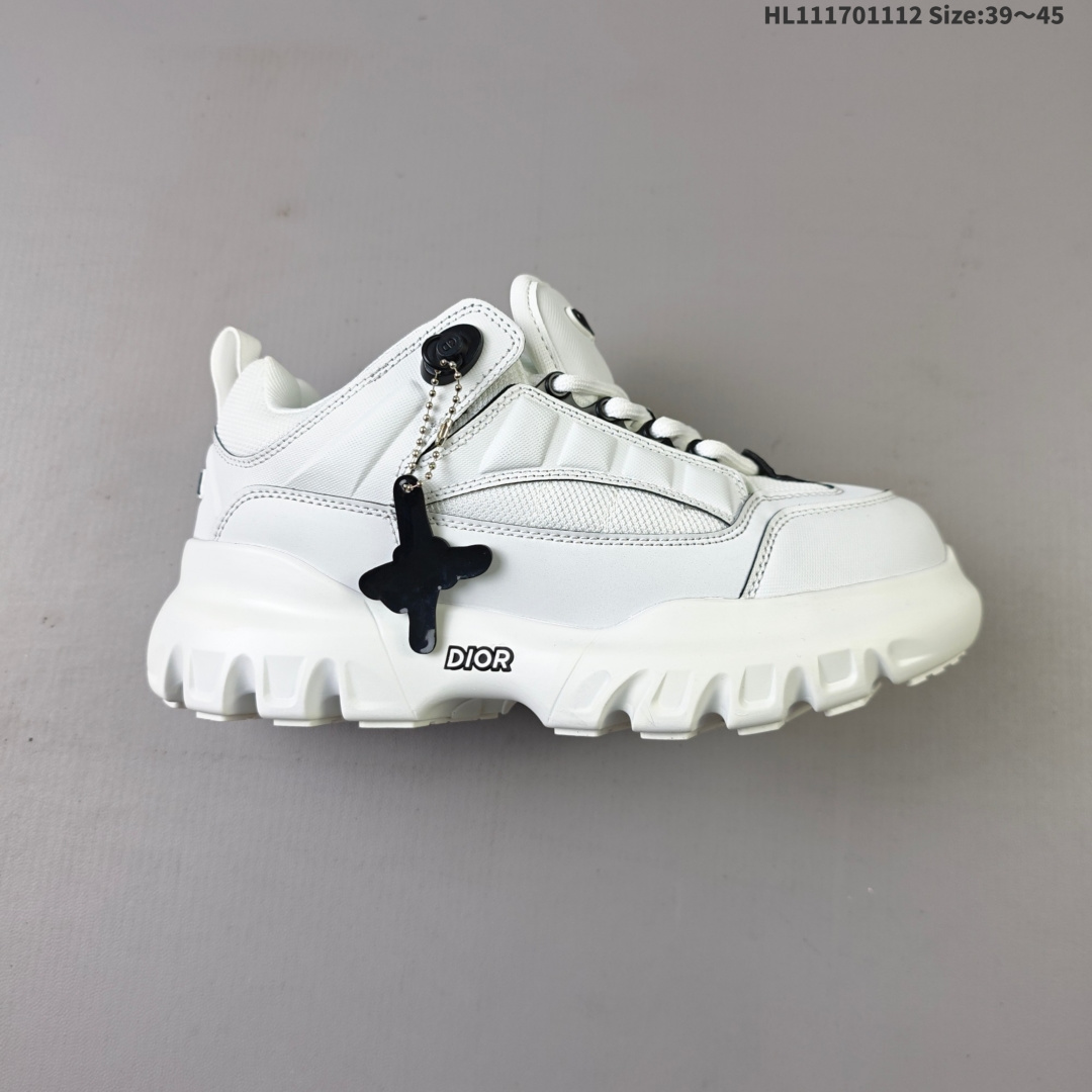 💰170 公司级✅DIOR迪奥 SNOW AND LEWIS HAMILTON 圆头系带 低帮 生活休闲鞋 货号:3DE395ZDS226405 ID:HL111701112 Size:39~45