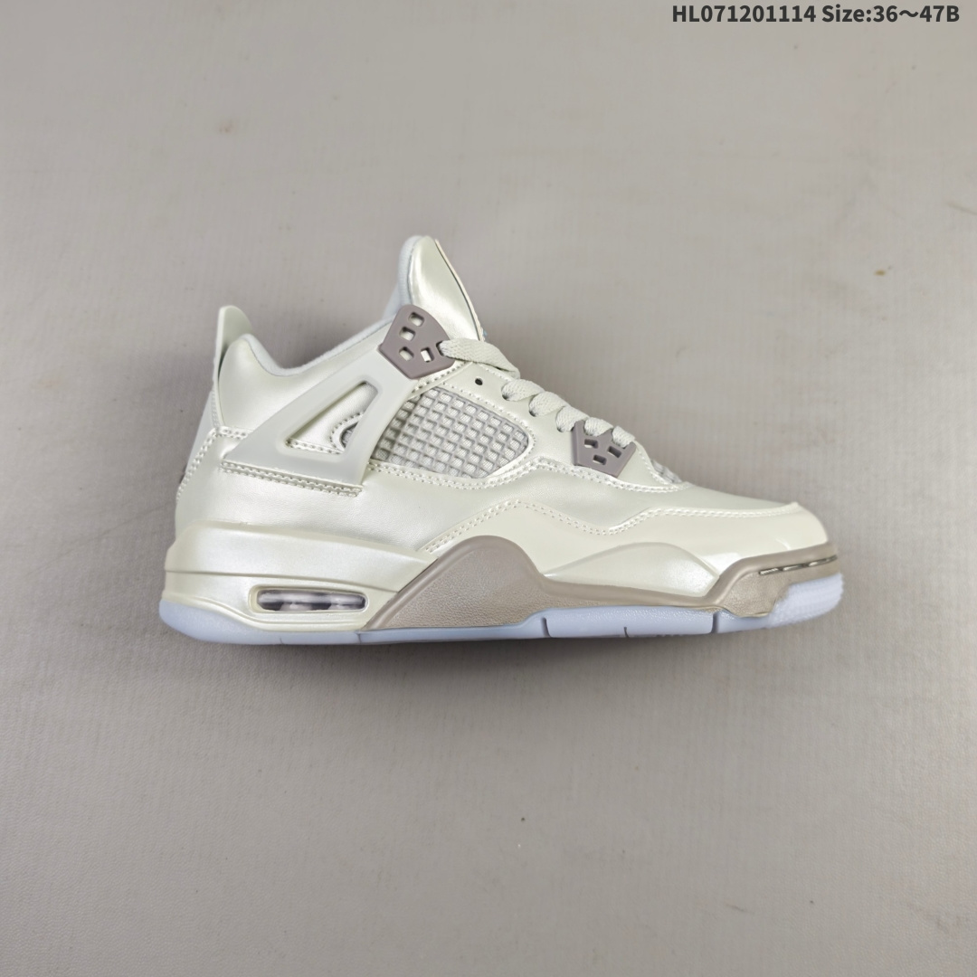 真标✅Nike Air Jordan 4 Retro 耐克迈克尔·乔丹AJ4代中帮复古休闲运动文化篮球鞋 货号:HV4401-014 ID:HL071201114 B