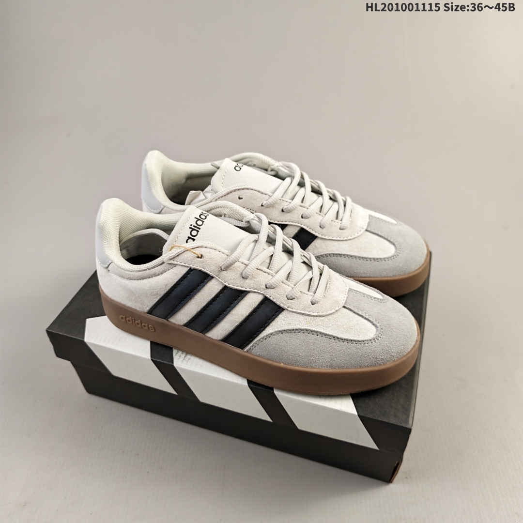 集合💰100
阿迪达斯 ADIDAS BARREDA 考拉派对 复古休闲 清新 舒适百搭 德训鞋 t字头 防滑耐磨 低帮 板鞋 男女款运动鞋。鞋头加宽设计提升了穿着舒适度,长时间步行不易疲劳,搭配轻量化鞋底轻量化鞋底材质,行走时能感受到良好的回弹支撑。外观设计上主打简约百搭风格,配色丰富且男女通用,适合日常通勤、轻运动等多种场景。好适合春夏穿🌊磨毛鞋面就非常有质感,脚感很好!穿起来软乎乎🍞正常尺码就好~#硬控我的百搭好鞋 #打翻春日调色盘 #超百搭复古板鞋 #最常穿的鞋 #开春好鞋推荐
货号: JQ4235
编码:HL201001115 Size:36~45B