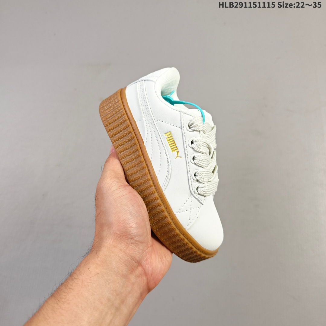 集合 童鞋!彪马Puma Creeper Phatt 松糕面包版系列低帮厚底百搭休闲增高板鞋 396403 编号:HLB291151115
