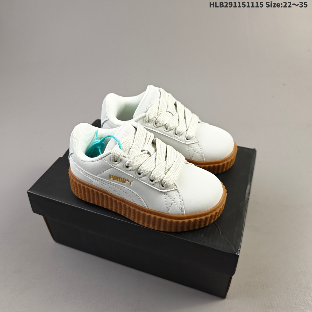 集合 童鞋!彪马Puma Creeper Phatt 松糕面包版系列低帮厚底百搭休闲增高板鞋 396403 编号:HLB291151115