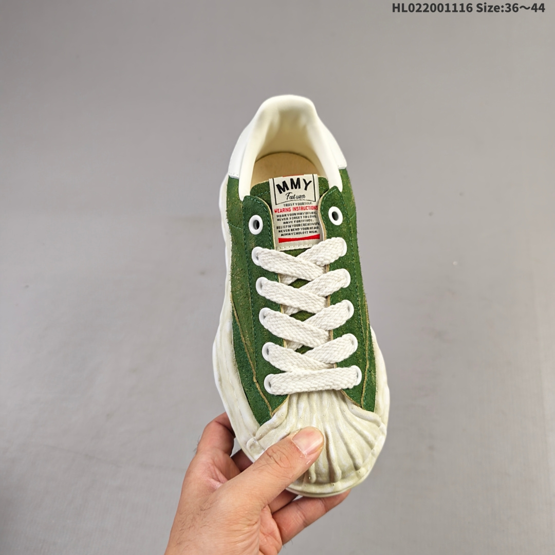 余文乐挚爱单品 MMY Blakey 脏脏鞋 AMIRI骨头鞋同款 复古溶解风运动鞋 概念时装设计师・三原康裕品牌MMY/Maison MIHARA YASUHIRO Original Sole Canvas Low 变形溶解雪糕底低帮休闲百搭帆布面板鞋增高厚底老爹鞋.新款MMY三原康裕Blakey贝壳头溶解休闲板鞋日系运动鞋 MMY Blakey 三原康裕溶解鞋,贝壳头系列,上脚都是杠杠的好看,太百搭了,真的要吹爆三原康裕的贝壳头,比阿迪达斯的贝壳头高级太多,加上溶解大底,简直就是yyds. 编码:HL022001116