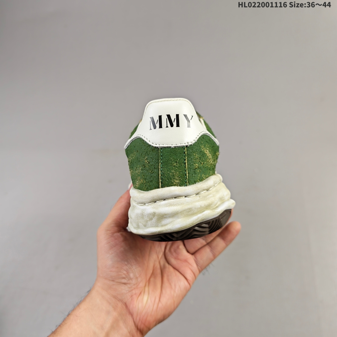 余文乐挚爱单品 MMY Blakey 脏脏鞋 AMIRI骨头鞋同款 复古溶解风运动鞋 概念时装设计师・三原康裕品牌MMY/Maison MIHARA YASUHIRO Original Sole Canvas Low 变形溶解雪糕底低帮休闲百搭帆布面板鞋增高厚底老爹鞋.新款MMY三原康裕Blakey贝壳头溶解休闲板鞋日系运动鞋 MMY Blakey 三原康裕溶解鞋,贝壳头系列,上脚都是杠杠的好看,太百搭了,真的要吹爆三原康裕的贝壳头,比阿迪达斯的贝壳头高级太多,加上溶解大底,简直就是yyds. 编码:HL022001116