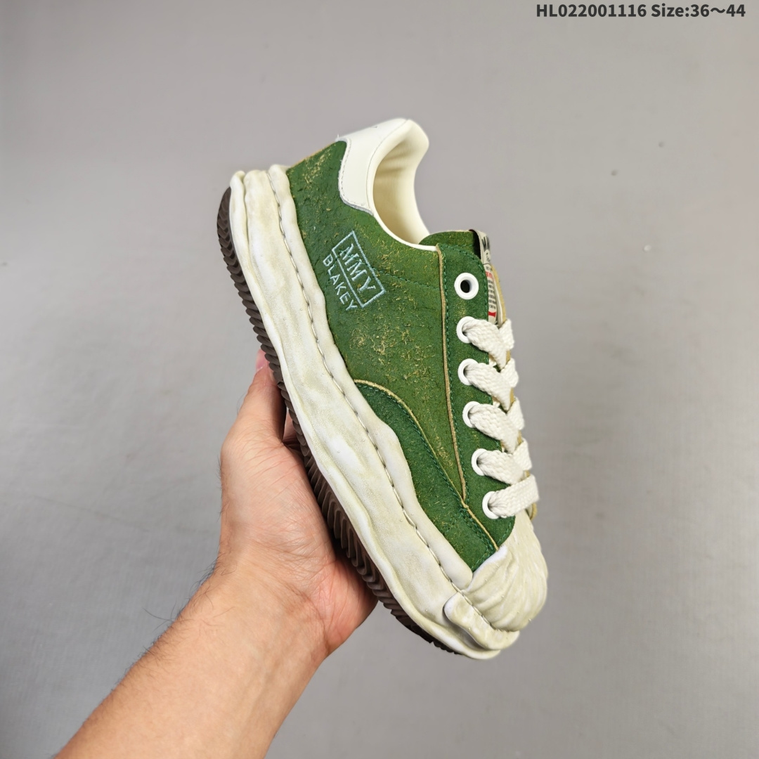 余文乐挚爱单品 MMY Blakey 脏脏鞋 AMIRI骨头鞋同款 复古溶解风运动鞋 概念时装设计师・三原康裕品牌MMY/Maison MIHARA YASUHIRO Original Sole Canvas Low 变形溶解雪糕底低帮休闲百搭帆布面板鞋增高厚底老爹鞋.新款MMY三原康裕Blakey贝壳头溶解休闲板鞋日系运动鞋 MMY Blakey 三原康裕溶解鞋,贝壳头系列,上脚都是杠杠的好看,太百搭了,真的要吹爆三原康裕的贝壳头,比阿迪达斯的贝壳头高级太多,加上溶解大底,简直就是yyds. 编码:HL022001116