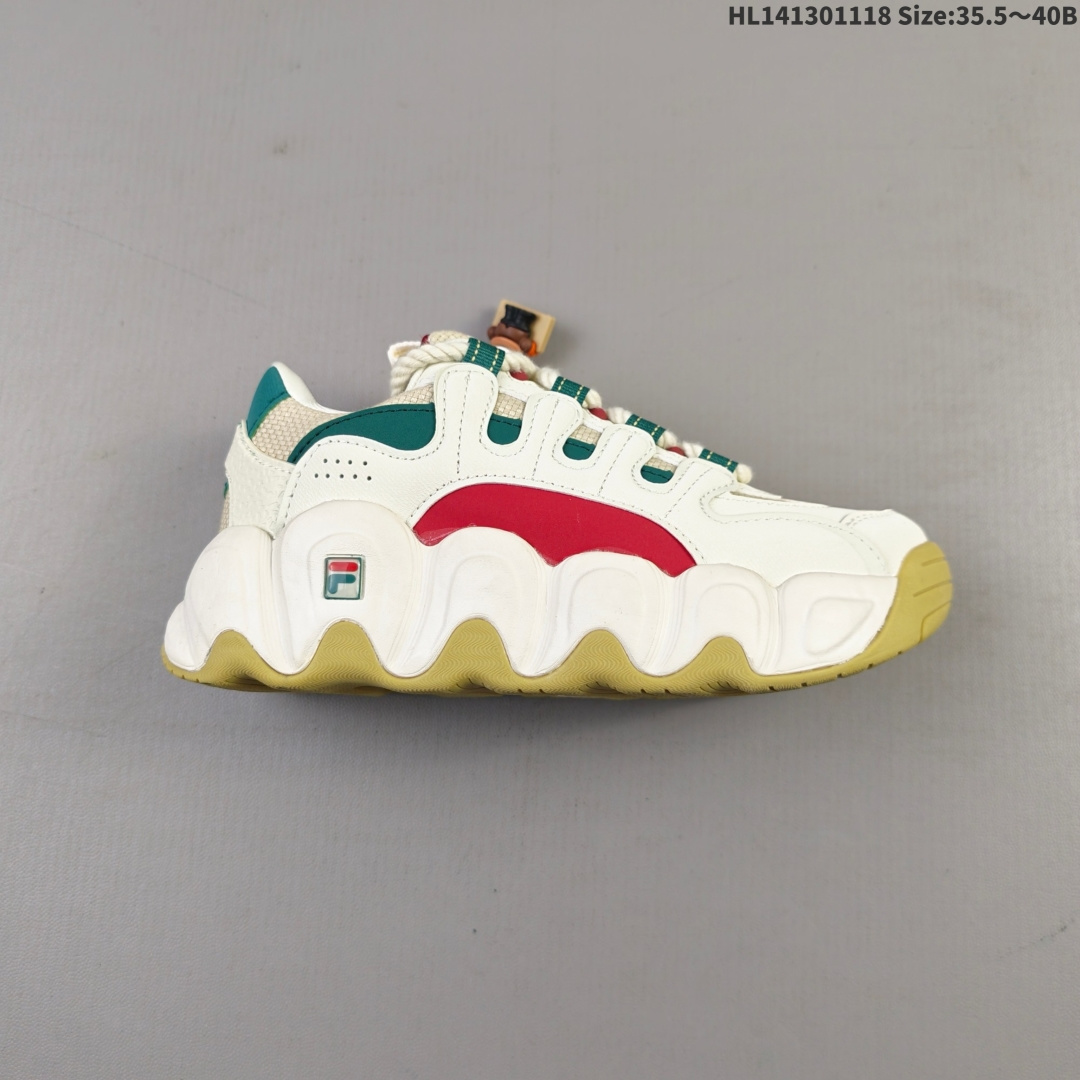 💰130
公司级✅Etudes x FILA斐乐 织物合成革TPU 圆头系带厚底 减震耐磨 低帮 复古休闲鞋
货号:F12W412101FSR
尺码:35.5 36 36.5 37.5 38 38.5 39 40
ID:HL141301118 Size:35.5~40B