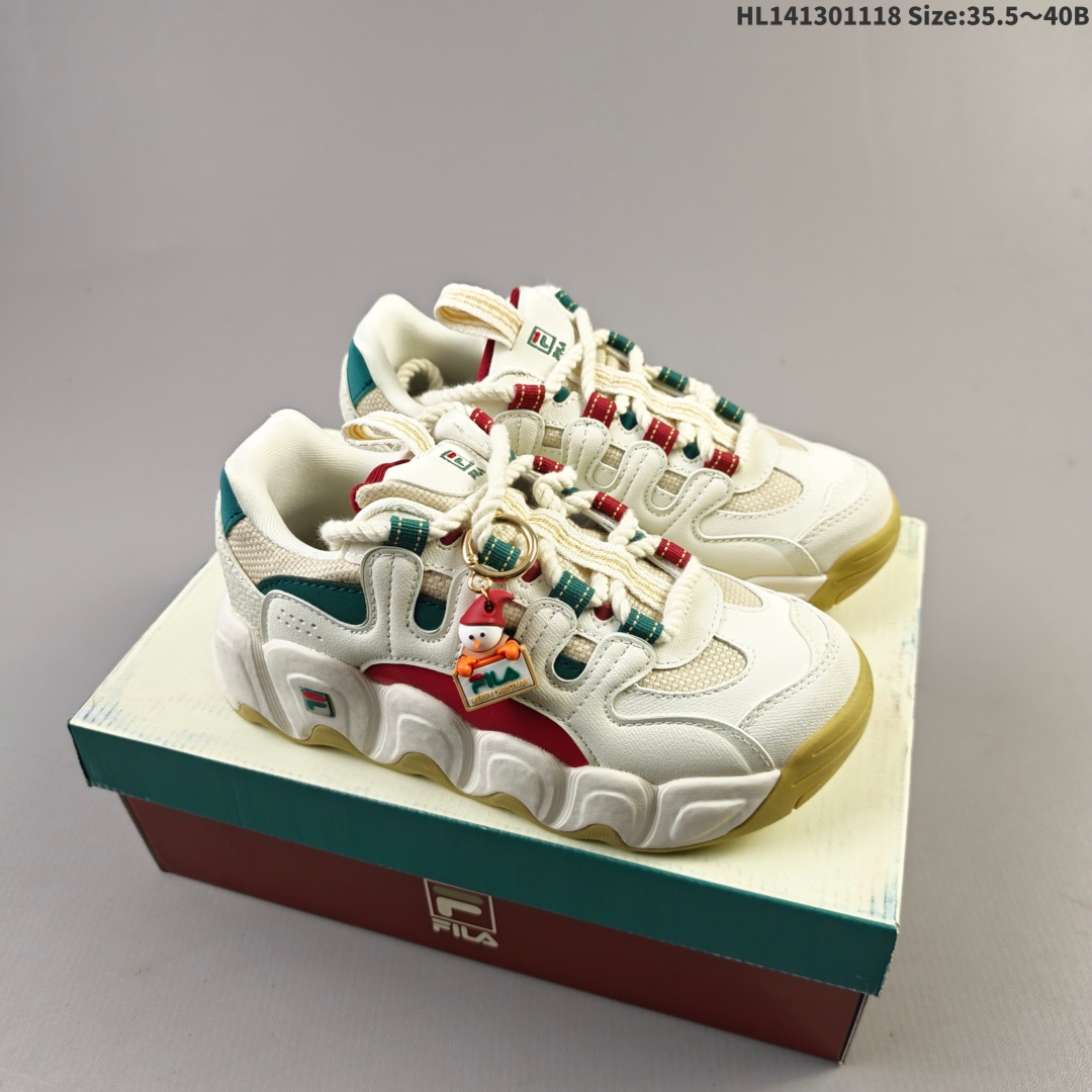 集合💰130
公司级✅Etudes x FILA斐乐 织物合成革TPU 圆头系带厚底 减震耐磨 低帮 复古休闲鞋
货号:F12W412101FSR
尺码:35.5 36 36.5 37.5 38 38.5 39 40
ID:HL141301118 Size:35.5~40B