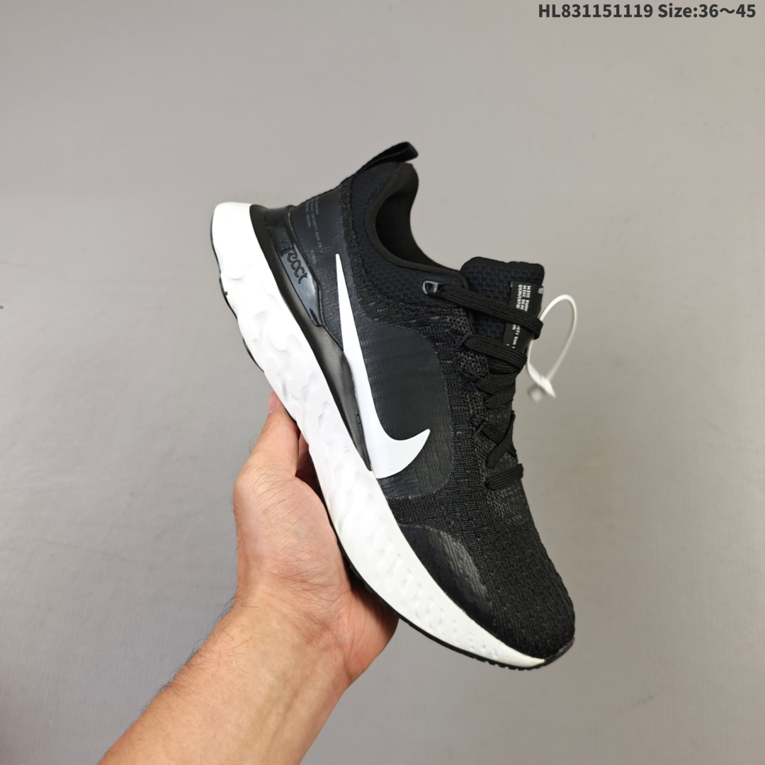 集合一💰115
耐克Nike REACT INFINITY RUN FK 3 全新配色此鞋款久经测试,助你达成跑步目标。采用匠心设计,无论跑步距离长短,皆可带来柔软脚感和顺畅平稳的迈步体验。透气鞋面兼顾出众包覆性和柔韧性。后跟和脚踝添加缓 震设计,塑就出色支撑脚感,助你一路畅跑
货号:DZ3014-104#HL831151119