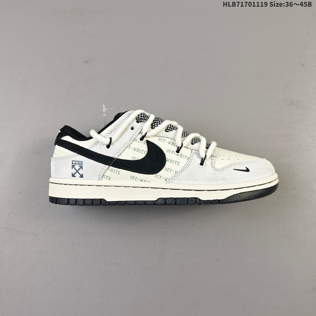 集合💰170
NIKE DUNK SB LOW 全新配色 off white联名
定制Dunk SB顾名思义,具有经典的Dunk血缘,又注入了更多的时尚元素。相较于普通的Dunk滑板鞋,改良版的Dunk SB加厚了鞋舌的填充,使舒适性大大提升,同时也更方便穿脱;中底部分则加入了脚感柔软舒适Zoom Air气垫,有效吸收滑板等极限运动在落地时带来的冲击力,为街头运动者们提供更好的保护
货号:YX5066 225
尺码:36 36.5 37.5 38 38.5 39 40 40.5 41 42 42.5 43 44 45HLB71701119 Size:36~45B
