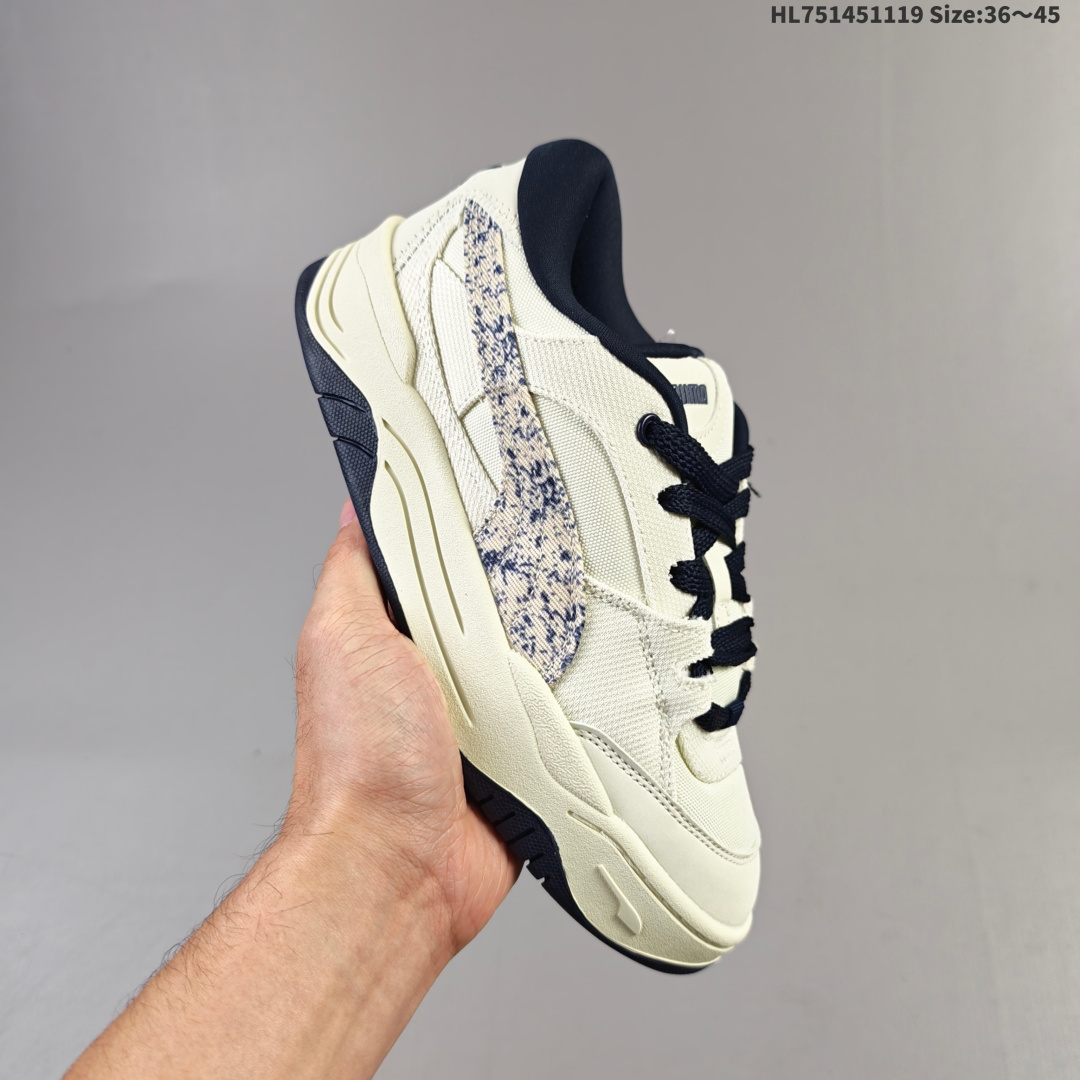 集合二💰145
PUMA 180 Night Rider
彪马 防滑耐磨低帮休闲板鞋
设计灵感源自90及00一代的滑板运动文化
简约又不失设计巧思的帅气风格让它轻松驾驭日常休闲或滑板场合
运动兼具匠心 细节彰显品质
衬垫边缘以提供支撑和灵活性
强化鞋头以承受持续的磨损
耐磨性强 稳定性高 抓地更牢 不易打滑
官方货号：394873 02
编码：HL751451119 Size:36～45