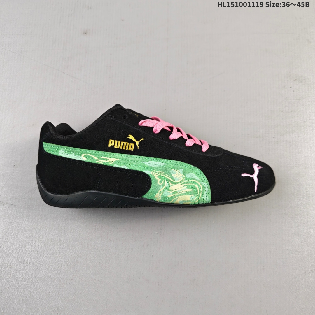 💰100 真标带半码！
彪马 Puma Speedcat Og+ Sparco 防滑耐磨 支持侧踏时的踏步工作 
即使在健身房等使用环境中也能确保透气性 
像吸盘一样的设计是为了提高体育馆表面的抓地力性能
官方货号: 398846HL151001119 Size:36～45B