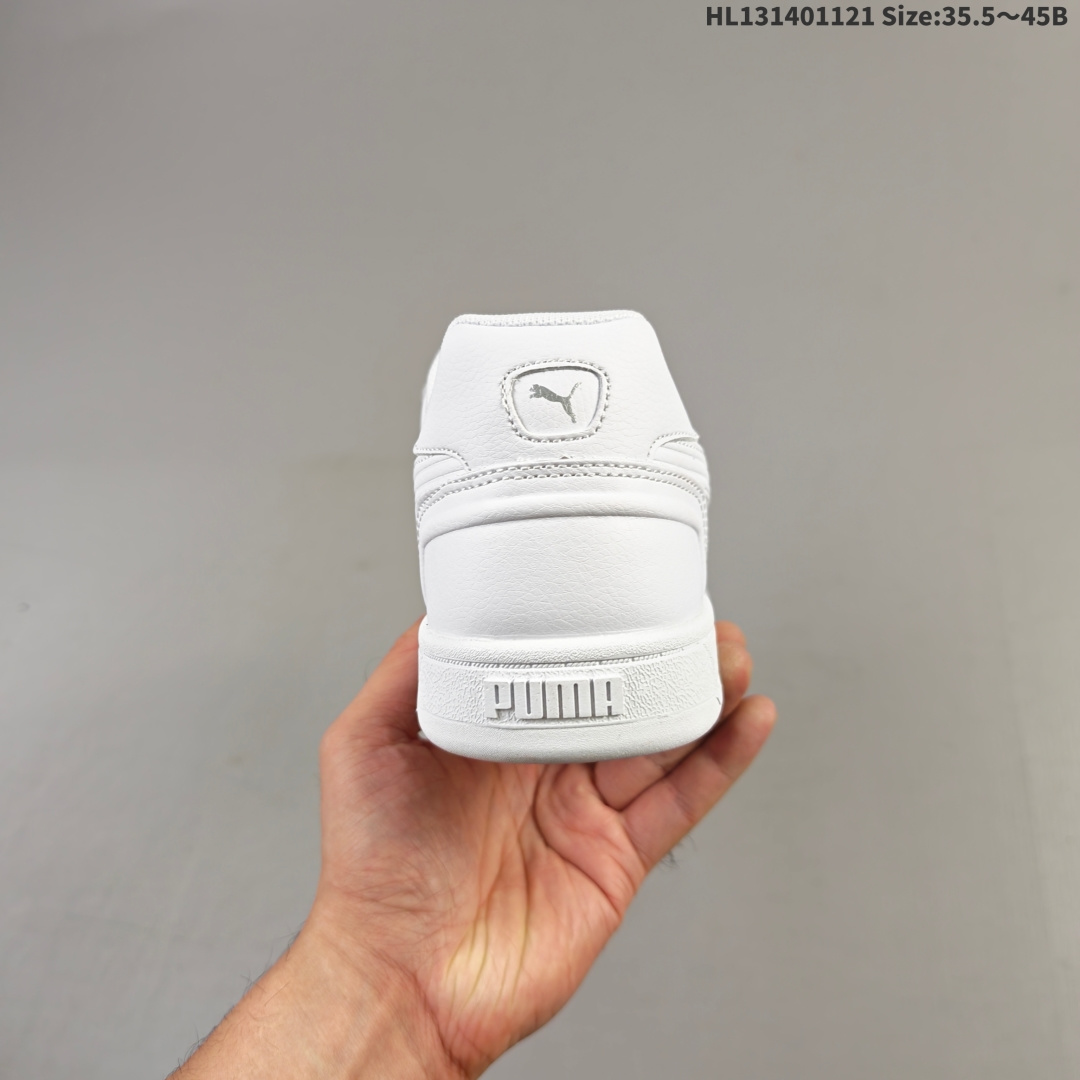 💰140
PUMA彪马 Caven 2.0 舒适百搭 耐磨轻便 低帮 生活休闲鞋 男女同款 米色，全新款 Slipstream Laces，采用不同颜色皮革的拼接，视觉层次感相当丰富，配合轻微氧化的缝线大底和扁宽的粗鞋带，历久弥新的复古感呼之欲出，鞋帮侧面缀有 Slipstream 字样和 Puma 小 Logo，细节亦十分到位。
货号：395016-15
编码：HL131401121 Size:35.5～45B