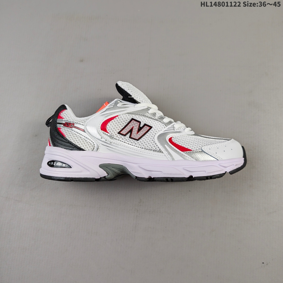 新百伦 New Balance 530 复古跑鞋 小红书爆款 官网售罄这双鞋确实是NB家经典复古款式之一,以全新科技诠释,成功打造530鞋款,鞋面在保持530基本线条和片层结构的同时,采用更为简洁、流畅的设计语言官方 货号: MR530AA 编码:HL14801122