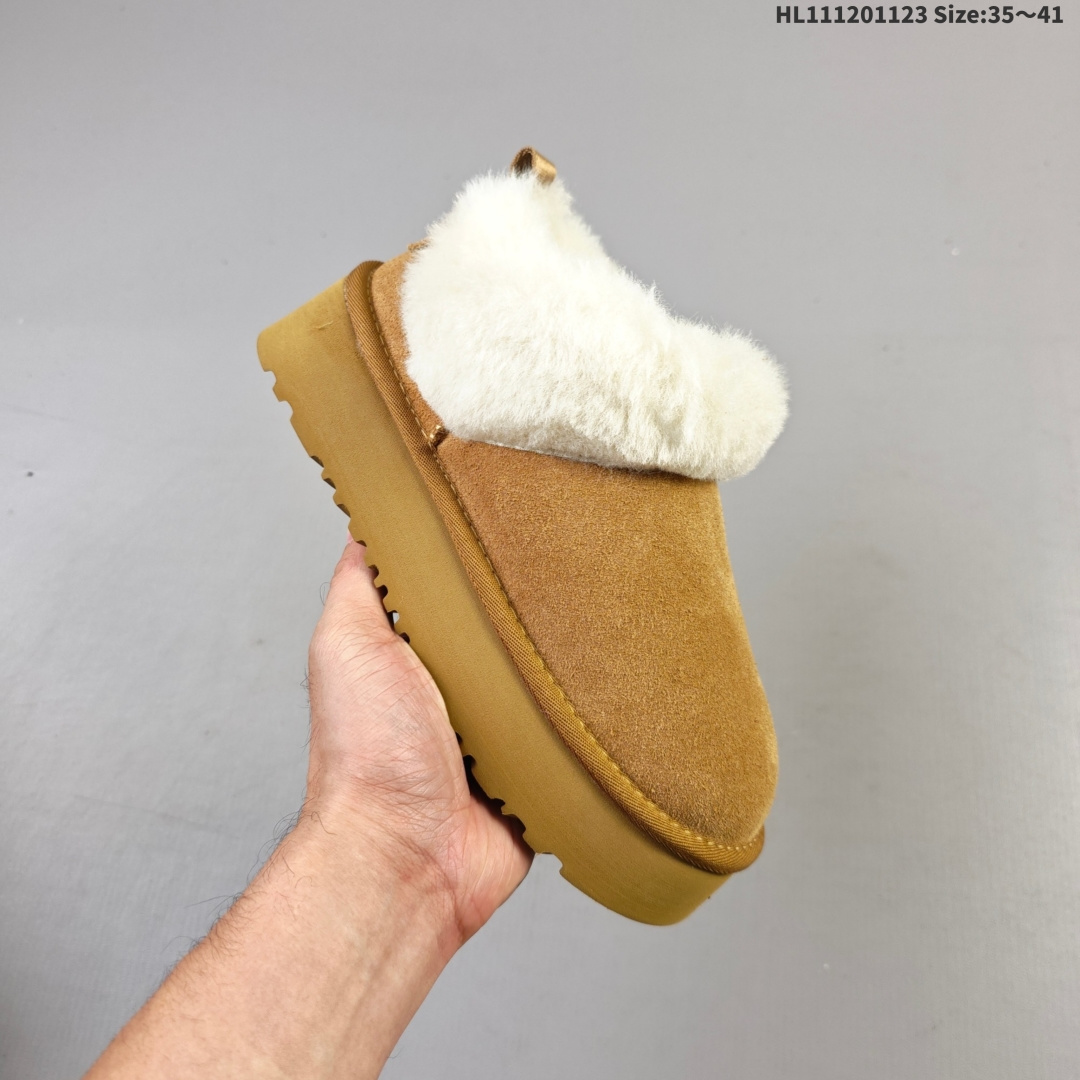 集合 UGG舒适厚底一脚蹬休闲乐福鞋懒人毛毛鞋明星同款Nita Platform 妮塔便鞋 1171393 编码:HL111201123