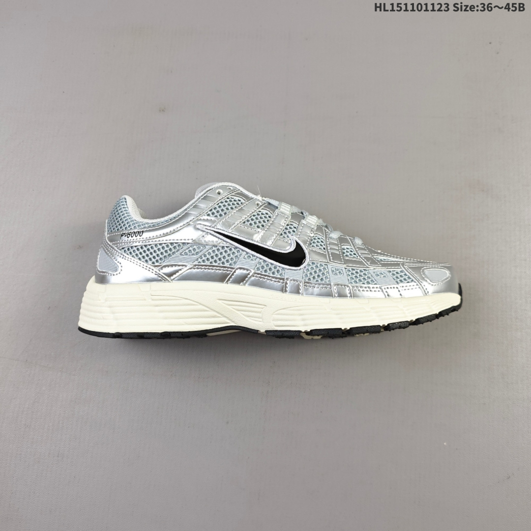 真标带半码✅耐克(NIKE)男女子休闲运动鞋P-6000Premium 轻便舒适透气防滑缓震耐磨跑步鞋.P-6000 是一款植根于 2000 年代风格的混合款式,让人想起去年再次流行的 Zoom Vomero 5.采用透气网眼布搭配皮革和合成材质覆面,再现 21 世纪早期鞋款外观.活力配色打造时尚外观和运动美学,结合泡棉缓震配置,缔造非凡舒适的日常穿着体验.皮革、织物与合成材质组合鞋面,打造舒适支撑效果.沿袭 Nike Pegasus 25 和 Nike Pegasus 2006 的复古设计风格,泡棉中底,轻盈缓震,缓震鞋垫,带来舒适的足底体验,橡胶外底,铸就非凡抓地力. 货号:CD6404-105HL151101123 B