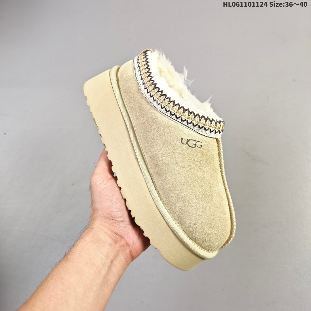 集合💰110
UGG TAZZ 舒适柔软时尚 耐磨增高保暖 民族风一脚蹬保暖雪地靴
编码!HL061101124 Size:36~40