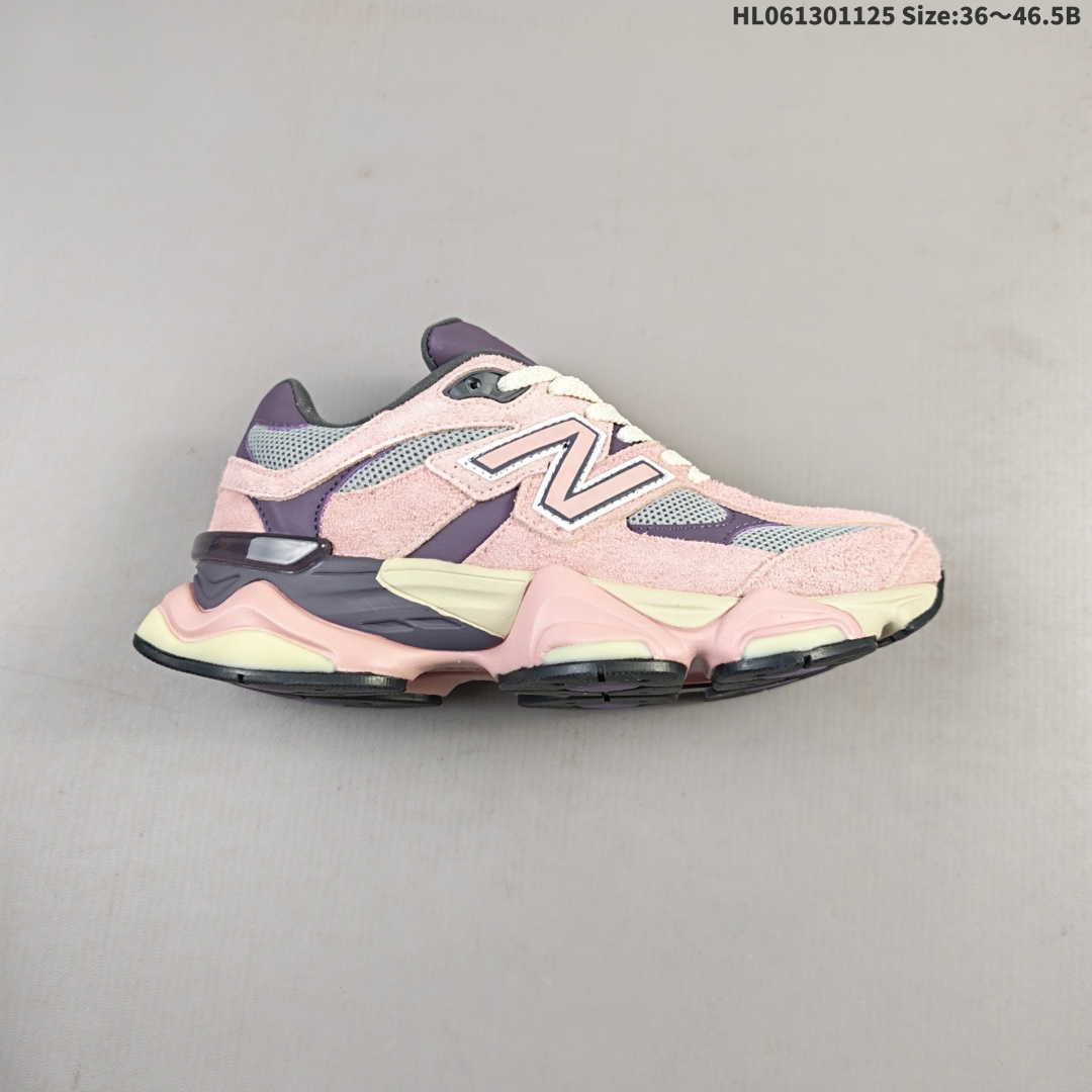 💰130
New Balance NB9060系列 复古休闲运动慢跑鞋 
#鞋款灵感源自设计师本人对夏日的怀日回忆。鞋面大身由空间双格及磨砂鞋面拼接而生，配以柔和、温暖的粉橘色调，夏日氛围拉满
#采用大面积网眼以及麂皮材质覆盖鞋身，还原经典气质。搭载ABZORB避震科技，由泡沫聚酯制成，上脚可以有效减少由鞋底反弹对身体及双腿的冲击力
货号：U9060
尺码：36 37 37.5 38 38.5 39 40 40.5 41 42 42.5 43 44 45 46 46.5
编码：HL061301125 Size:36～46.5B