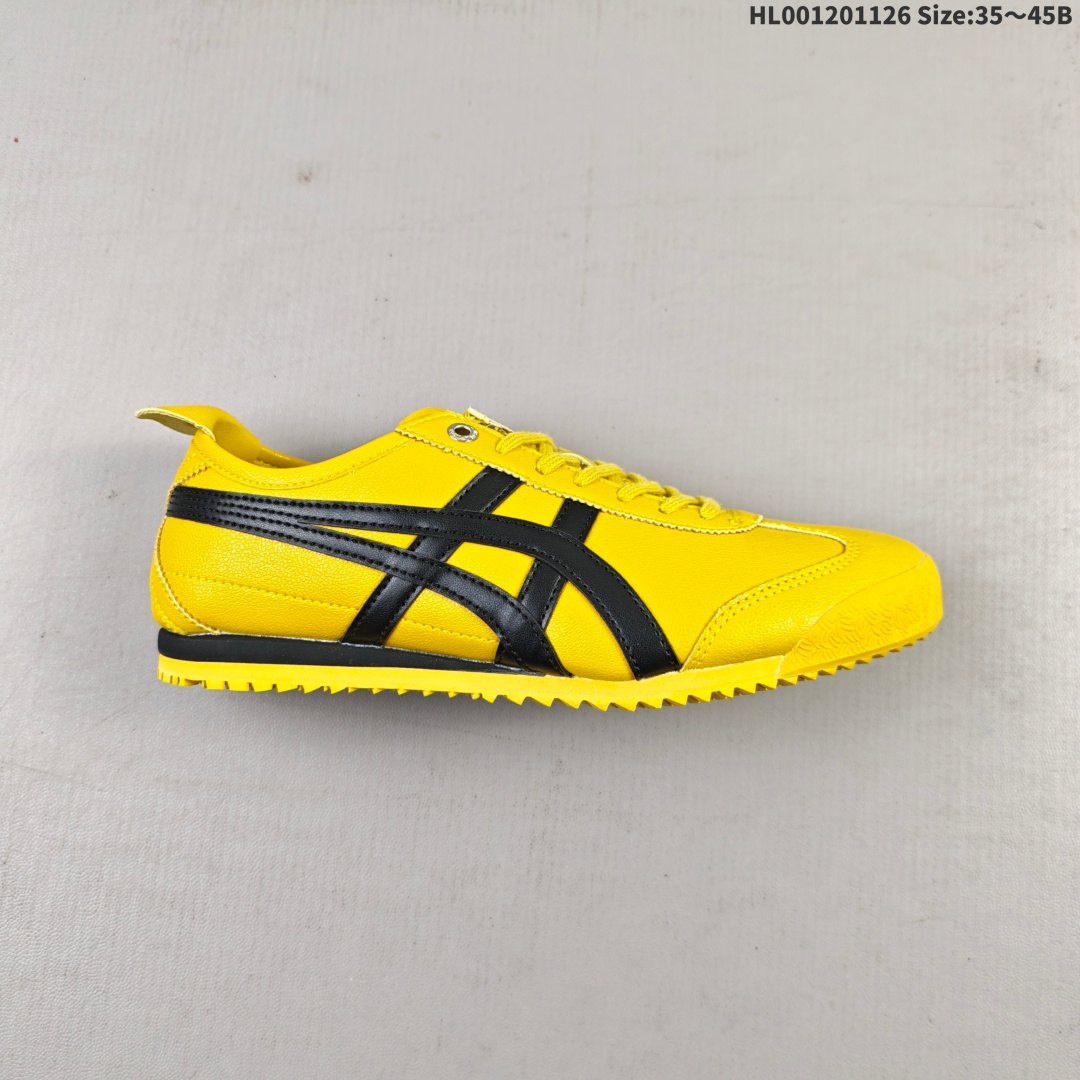 💰120
真标带半码
Onitsuka Tiger Mexico 66 SD 阿斯克斯 鬼冢虎 低帮 黄黑色 男女同款 舒适百搭防滑耐磨减震支撑低邦运动休闲鞋 Mexico 66运动鞋展现了60年代的复古外观,并带有现代风格,色彩和细节,使之焕然一新,凭借其传统外观和标志性设计效果,Mexico 66款式为任何休闲装带来永恒的时尚气息;凭借其传统外观和标志性的设计效果,Mexico 66型号为任何休闲装增添了永恒的风格。鬼冢虎在全球范围内收到热烈追捧,旗下的Mexicod 66系列,既舒适又时尚,让人无法抗拒。
货号:1183A872-752
尺码:35 36 37 37.5 38 39 39.5 40 40.5 41.5 42 42.5 43.5 44 44.5 45HL001201126 Size:35~45B