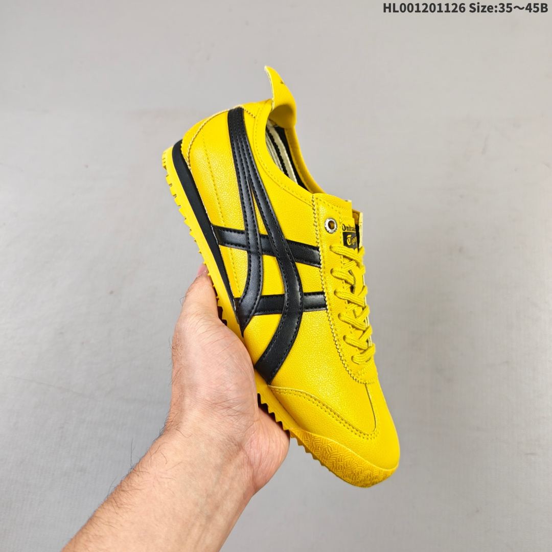 集合💰120
真标带半码
Onitsuka Tiger Mexico 66 SD 阿斯克斯 鬼冢虎 低帮 黄黑色 男女同款 舒适百搭防滑耐磨减震支撑低邦运动休闲鞋 Mexico 66运动鞋展现了60年代的复古外观,并带有现代风格,色彩和细节,使之焕然一新,凭借其传统外观和标志性设计效果,Mexico 66款式为任何休闲装带来永恒的时尚气息;凭借其传统外观和标志性的设计效果,Mexico 66型号为任何休闲装增添了永恒的风格。鬼冢虎在全球范围内收到热烈追捧,旗下的Mexicod 66系列,既舒适又时尚,让人无法抗拒。
货号:1183A872-752
尺码:35 36 37 37.5 38 39 39.5 40 40.5 41.5 42 42.5 43.5 44 44.5 45HL001201126 Size:35~45B