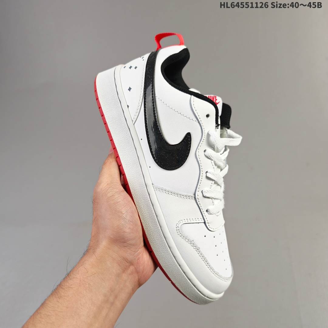集合二 耐克 Nike Court Borough Low 2(GS)小空军 低帮百搭透气休闲运动板鞋男女鞋.经典耐用的设计,兼顾舒适脚感和出众风范,演绎匠心之作.结构性的支撑贴合感结合复古篮球设计,塑就场外全明星风范. 货号:BQ5448 编码:HL64551126