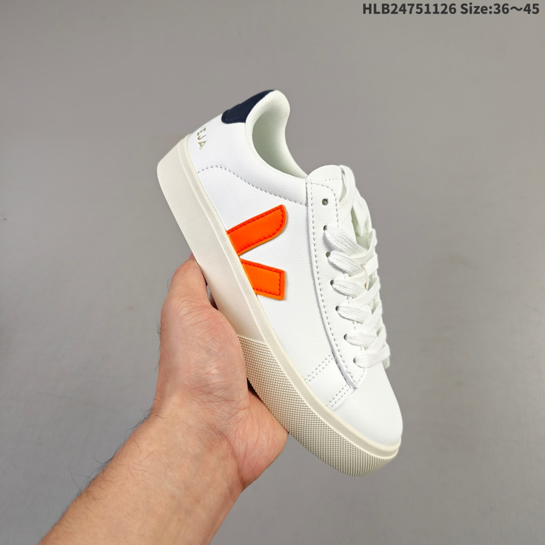 集合💰75
CAMPO CHROMEFREE极简日常穿搭网红款小白鞋,V字鞋法国国民板鞋品牌·维佳Veja Campo Chrome Free Low Sneakers 坎波铬系列经典时尚百搭薄底休闲运动小白板鞋HLB24751126 Size:36~45