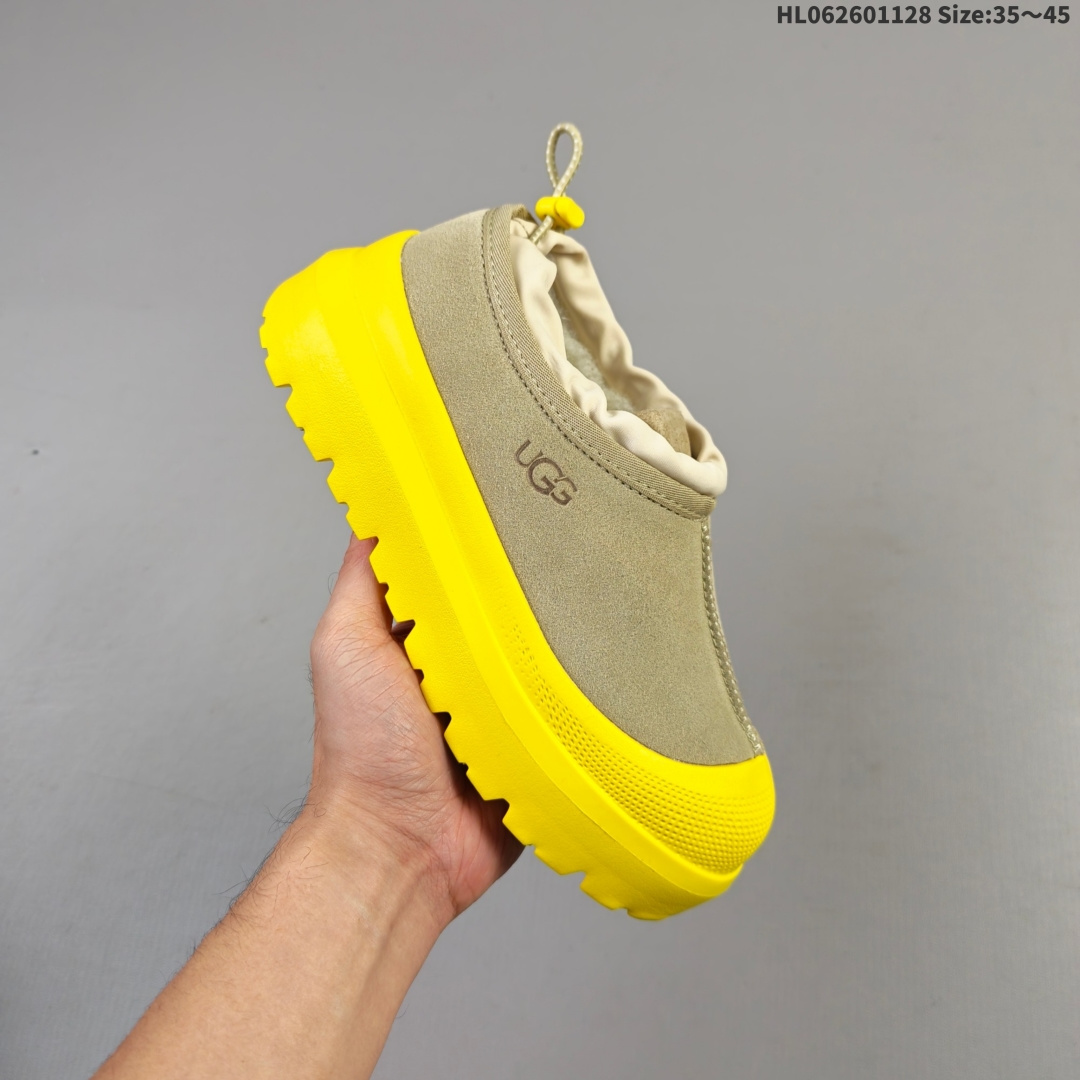 集合💰260
UGG M Tasman Weather Hybrid 塔斯曼系列短靴
UGG 秋冬新品 机能撞色王一博代言热门大爆款!包头套脚低帮 进口隆丰一级羊皮毛一体 代购专供品质 高弹Modern中底 外置防滑大底 套脚抽绳设计 穿脱十分方便 采用TPU模压定型翻毛皮鞋面材质 选用17毫米UGGPURE™ 植入式羊毛里衬与可拆卸的UGGPURE™ 植入式羊毛鞋垫 包头式EVA轻翼科技外底防滑,耐磨性和良好的弹性!
编码:HL062601128 Size:35~45