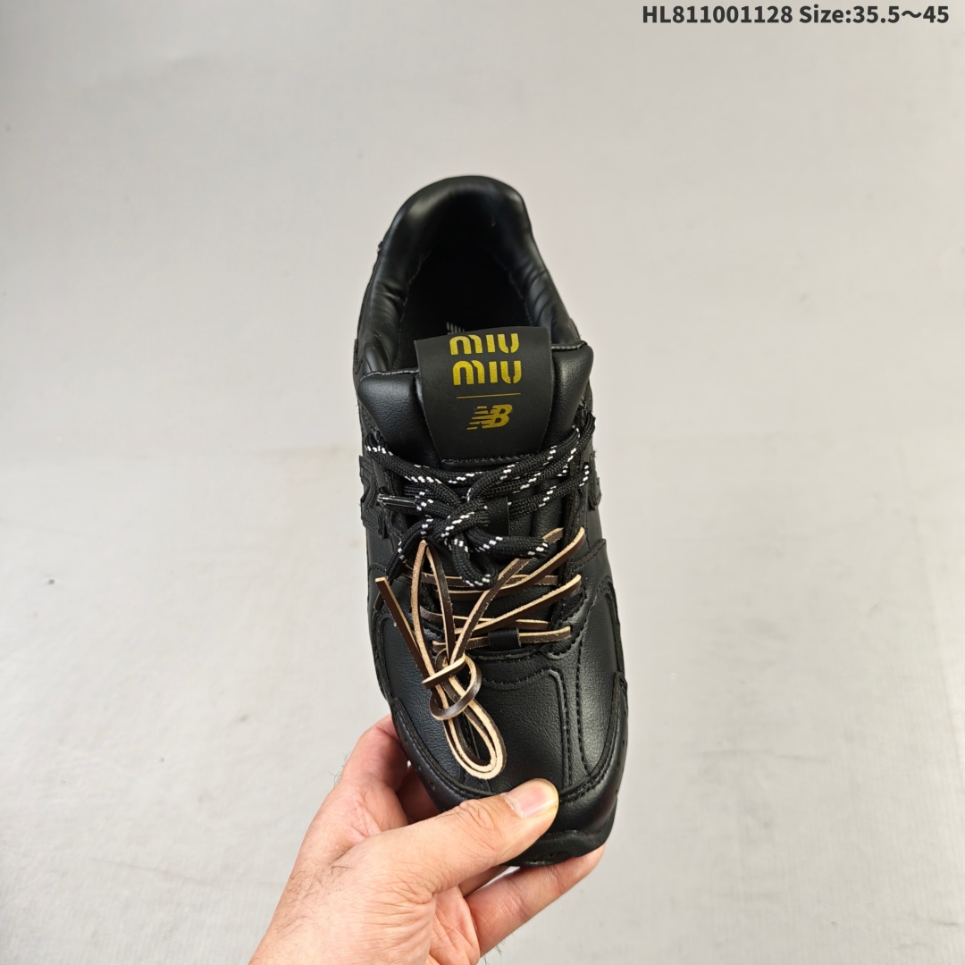 💰100
美拉德配色打造全新跨界合作，意大利奢侈品牌/缪缪MiuMiu x NB新百伦New Balance 530 SL系列低帮经典复古休闲运动慢跑鞋
ID:HL811001128 Size:35.5～45