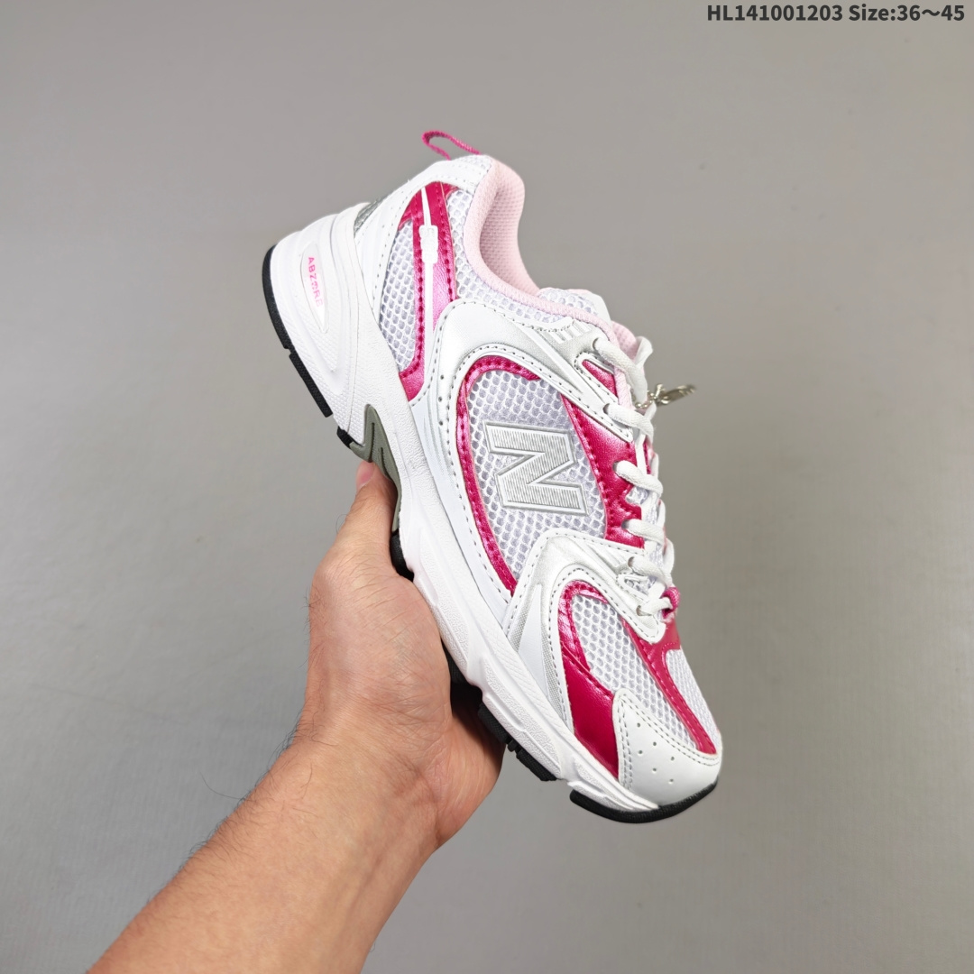集合💰100 真标✅New Balance MR530系列 新百伦 复古老爹风网布跑步休闲运动鞋 货号:MR530PK ID:HL141001203 Size:36~45