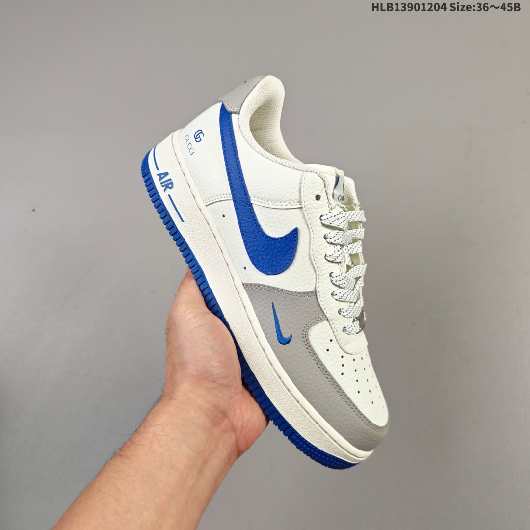 集合 Nike Air Force1 07 low GUCCI联名 定制空军 #原楦头原纸板 打造纯正空军版型 #专注外贸渠道 全掌内置蜂窝气垫 #原盒配件 原厂中底钢印、拉帮完美 货号:KX2532 502 HLB13901204 B