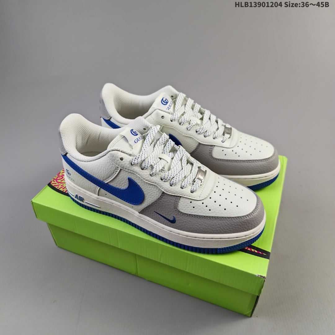 集合 Nike Air Force1 07 low GUCCI联名 定制空军 #原楦头原纸板 打造纯正空军版型 #专注外贸渠道 全掌内置蜂窝气垫 #原盒配件 原厂中底钢印、拉帮完美 货号:KX2532 502 HLB13901204 B