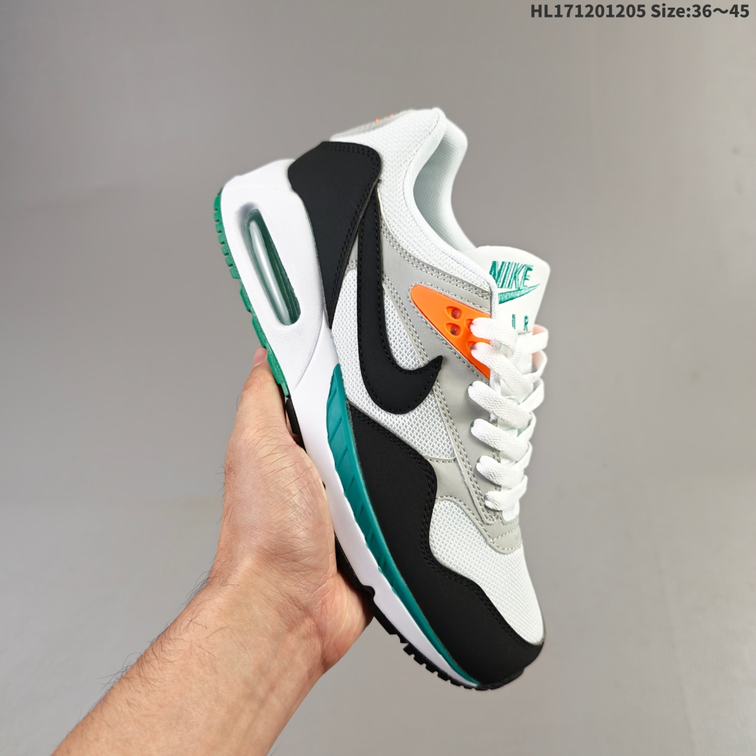 集合 ✅耐克Air Max Correlate 男女子气垫缓震耐磨运动鞋时尚潮流休闲透气跑步鞋 选用网眼鞋面,脚感舒适透气.鞋舌、鞋侧及后跟处饰有品牌标识,简约大气又时尚.采用经典系带开合方式,可自由调节松紧度.泡棉中底搭载Max Air气垫,具有良好的回弹性及缓震性能.橡胶外底可防滑耐磨,提升抓地力. 透气鞋面搭配耐穿覆面,带来复古风格外观 Max Air 缓震设计,打造轻盈灵敏的响应性能 橡胶华夫格外底,铸就出众抓地力 柔软的泡棉中底,轻盈缓震 货号:511416-011 编码:HL171201205