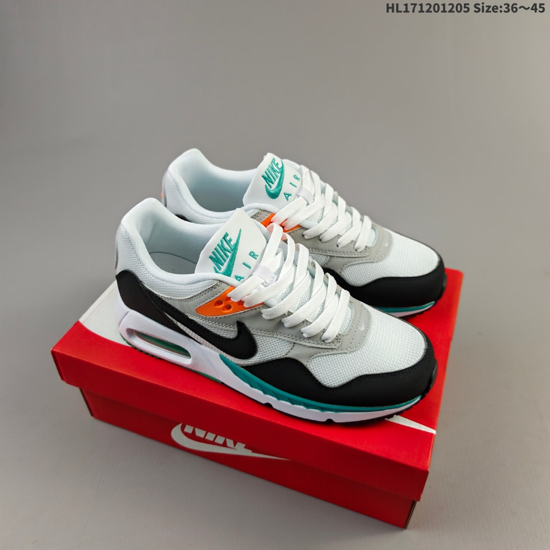 集合 ✅耐克Air Max Correlate 男女子气垫缓震耐磨运动鞋时尚潮流休闲透气跑步鞋 选用网眼鞋面,脚感舒适透气.鞋舌、鞋侧及后跟处饰有品牌标识,简约大气又时尚.采用经典系带开合方式,可自由调节松紧度.泡棉中底搭载Max Air气垫,具有良好的回弹性及缓震性能.橡胶外底可防滑耐磨,提升抓地力. 透气鞋面搭配耐穿覆面,带来复古风格外观 Max Air 缓震设计,打造轻盈灵敏的响应性能 橡胶华夫格外底,铸就出众抓地力 柔软的泡棉中底,轻盈缓震 货号:511416-011 编码:HL171201205