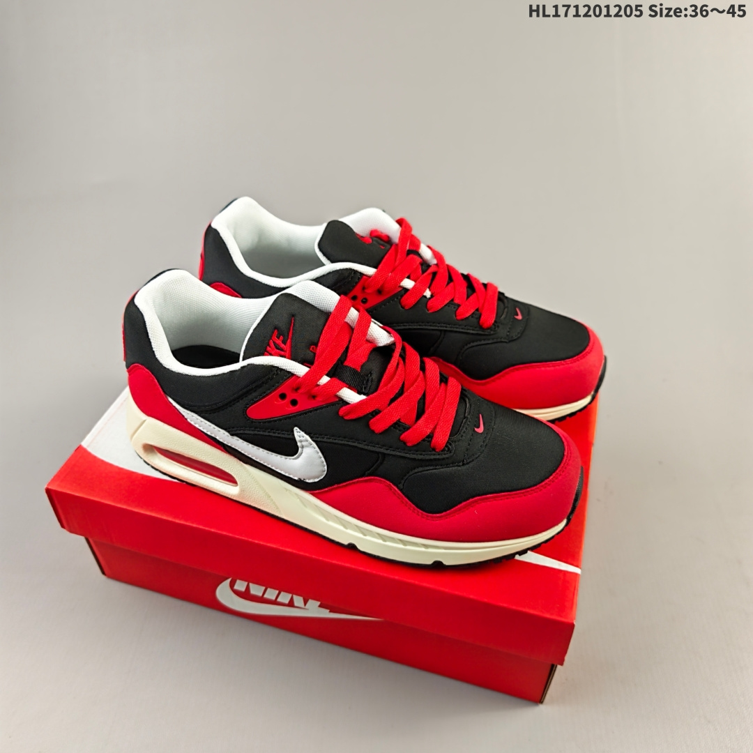 集合 ✅耐克Air Max Correlate 男女子气垫缓震耐磨运动鞋时尚潮流休闲透气跑步鞋 选用网眼鞋面,脚感舒适透气.鞋舌、鞋侧及后跟处饰有品牌标识,简约大气又时尚.采用经典系带开合方式,可自由调节松紧度.泡棉中底搭载Max Air气垫,具有良好的回弹性及缓震性能.橡胶外底可防滑耐磨,提升抓地力. 透气鞋面搭配耐穿覆面,带来复古风格外观 Max Air 缓震设计,打造轻盈灵敏的响应性能 橡胶华夫格外底,铸就出众抓地力 柔软的泡棉中底,轻盈缓震 货号:511416-011 编码:HL171201205