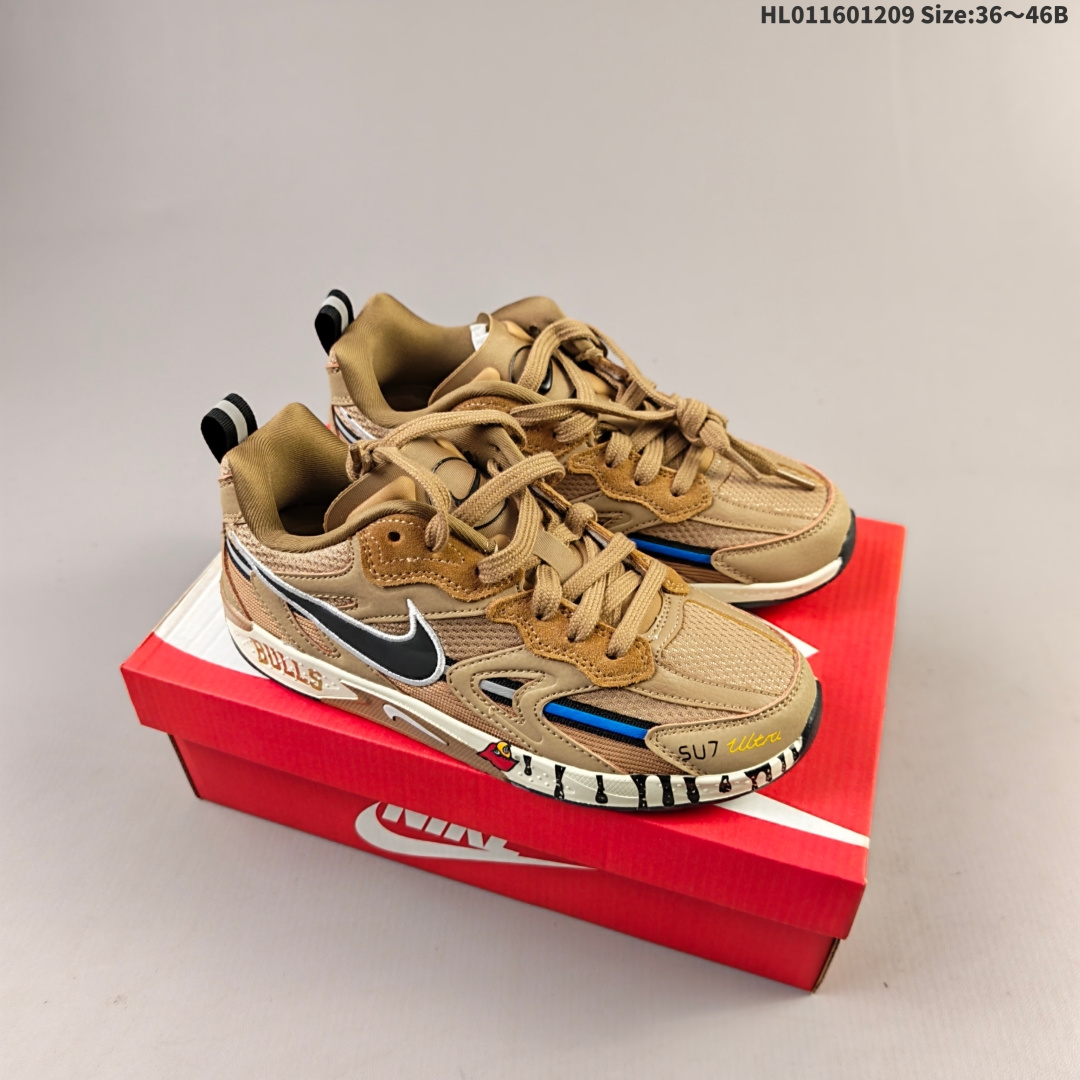 集合💰230
NIKE JAM 系列舒适时尚防滑耐磨低帮生活休闲鞋 采用鞋面合成皮革与网眼布设计 以便于运动员在霹雳舞运动中的保护和耐穿 中底设计细节采用翻转SWOOSH设计 使得倒立动作时更显帅气 鞋子中的整体结构下降 有助于提供更好的缓震效果 设计语言来与NIKE 2000年跑跑鞋中汲取的材料组合以及设计语言 鞋子在线条处大量采用反光效果
货号:FN0314 200
尺码:35.5 36 36.5 37.5 38 38.5 39 40 40.5 41 42 42.5 43 44 45HL011601209 Size:36～46B