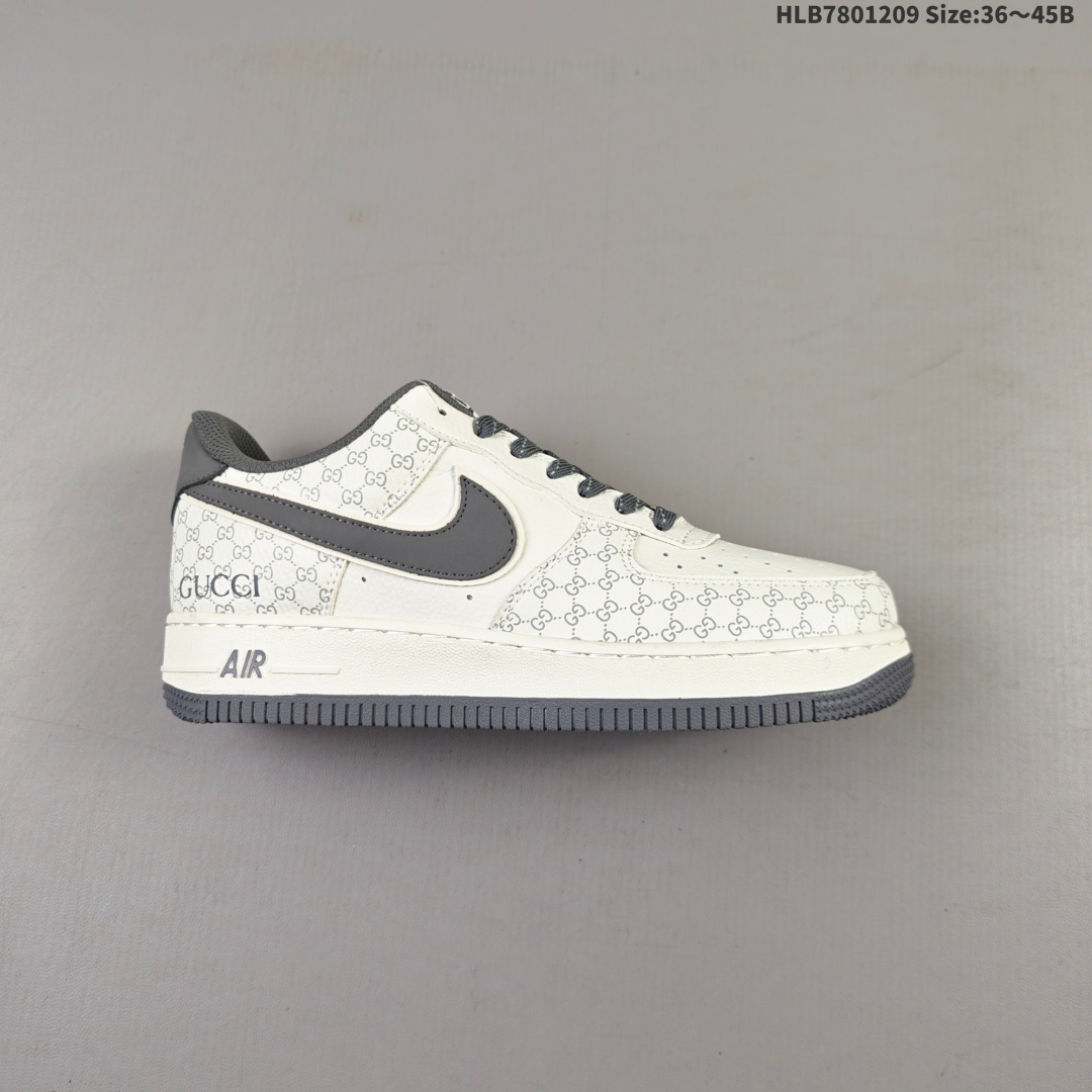 特价💰80终端放店
Nike Air Force1 07 low GUCCI联名
定制空军
#原楦头原纸板  打造纯正空军版型
#专注外贸渠道  全掌内置蜂窝气垫 
#原盒配件 原厂中底钢印、拉帮完美  
货号：CS5288 003
尺码：36 36.5 37.5 38 38.5 39 40 40.5 41 42 42.5 43 44 45HLB7801209 Size:36～45B
