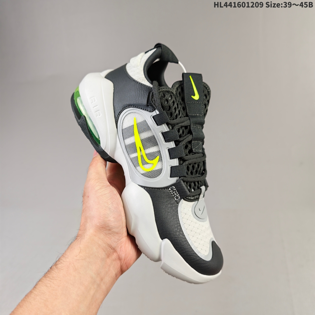 集合💰230
Nike Air Max Alpha Savage 阿尔法 半掌气男子缓‮跑震‬步鞋 织带与鞋带融为一体稳固包裹中足,而MaxAir缓震配置在高强度训练中提供灵敏回弹的舒适感受。后跟的可视MaxA气垫在整个训练过程中提供出色缓震性能，带来充沛的回弹性能。中足鞋鞍带来稳固支撑,同时后跟采用Max Air设计,提供出众稳定性，有肌肉美学结合后跟 
货号 AT3378-001
编码:HL441601209 Size:39～45B